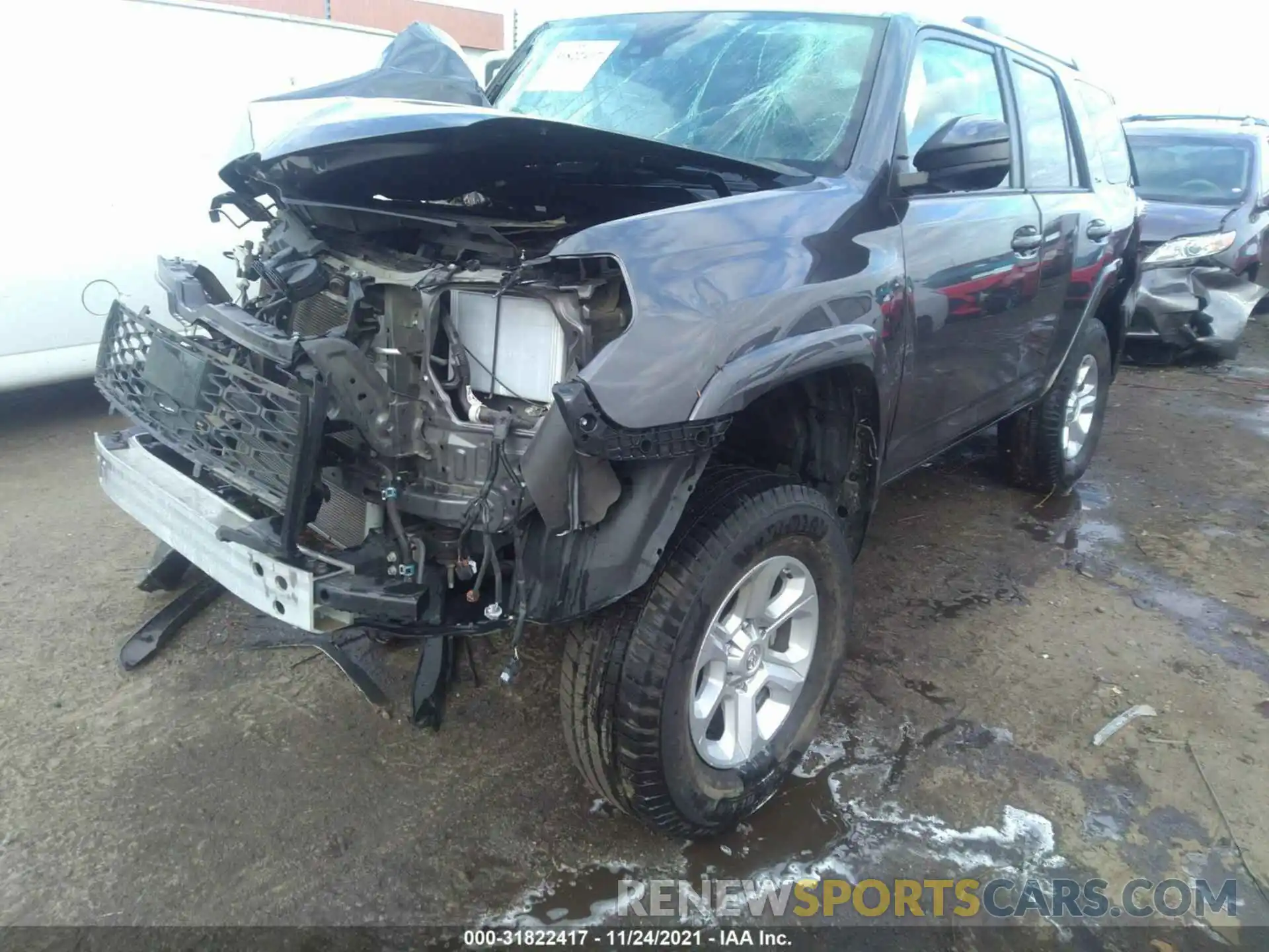 2 Photograph of a damaged car JTEBU5JR1L5744703 TOYOTA 4RUNNER 2020