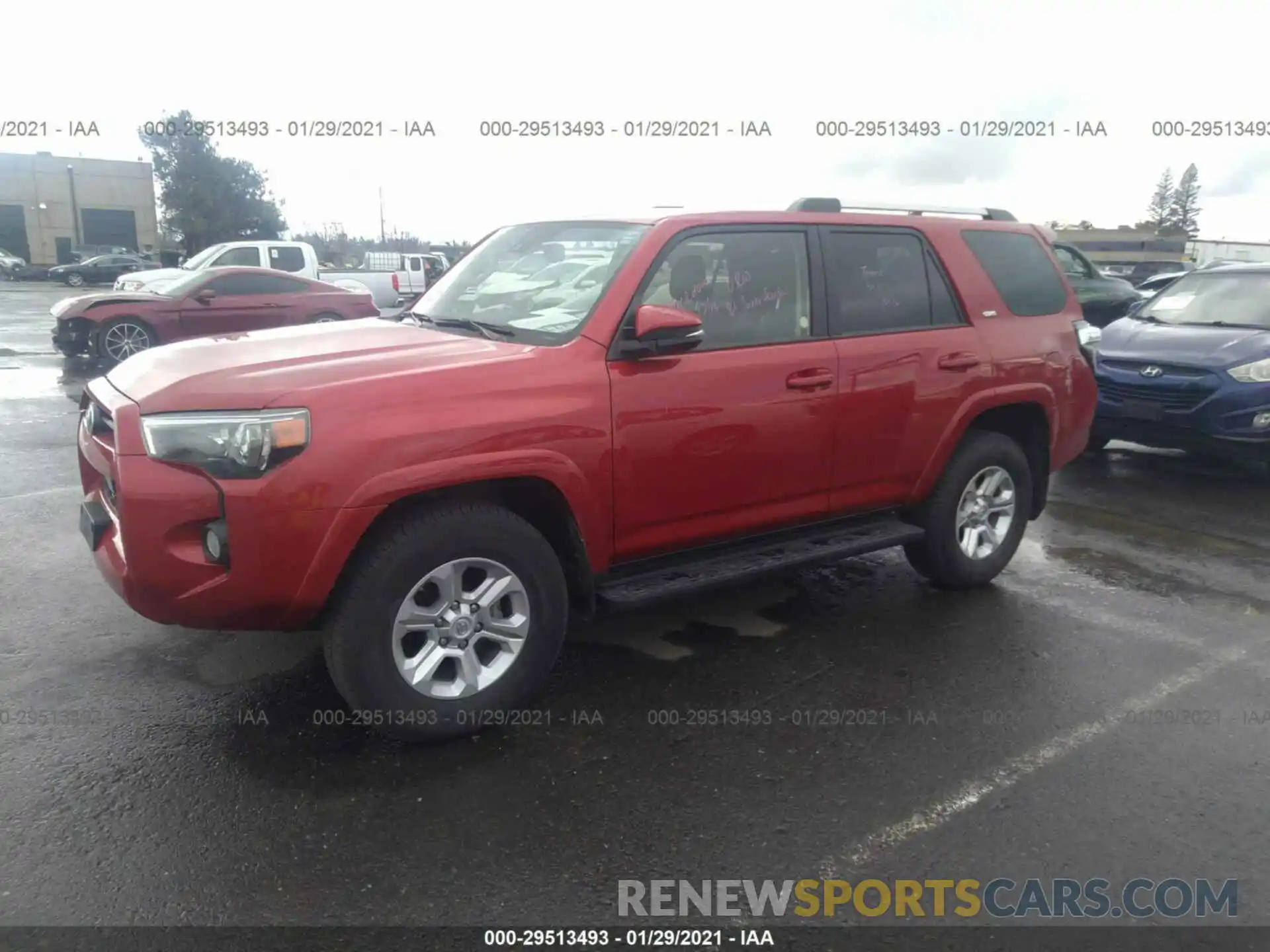 2 Photograph of a damaged car JTEBU5JR1L5745379 TOYOTA 4RUNNER 2020