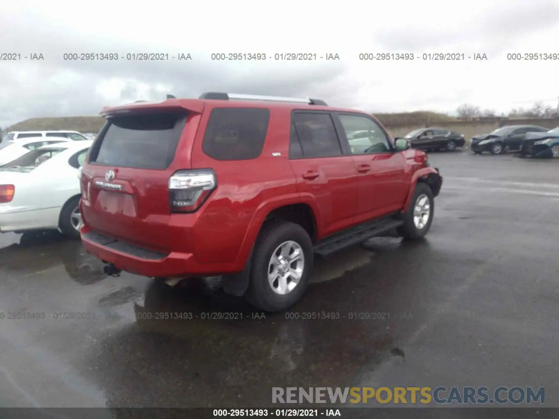 4 Photograph of a damaged car JTEBU5JR1L5745379 TOYOTA 4RUNNER 2020