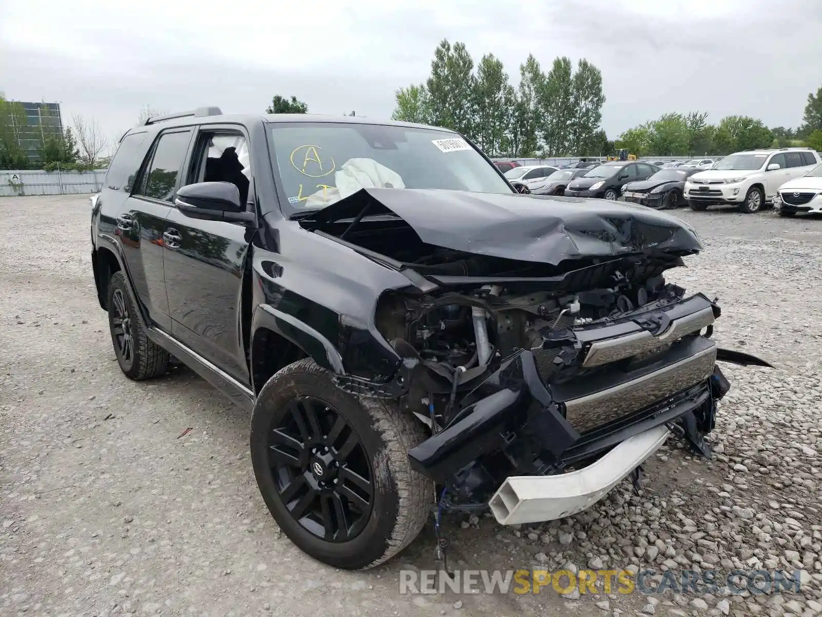 1 Photograph of a damaged car JTEBU5JR1L5746760 TOYOTA 4RUNNER 2020