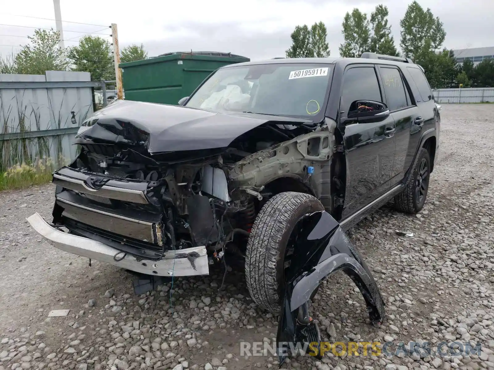 2 Photograph of a damaged car JTEBU5JR1L5746760 TOYOTA 4RUNNER 2020