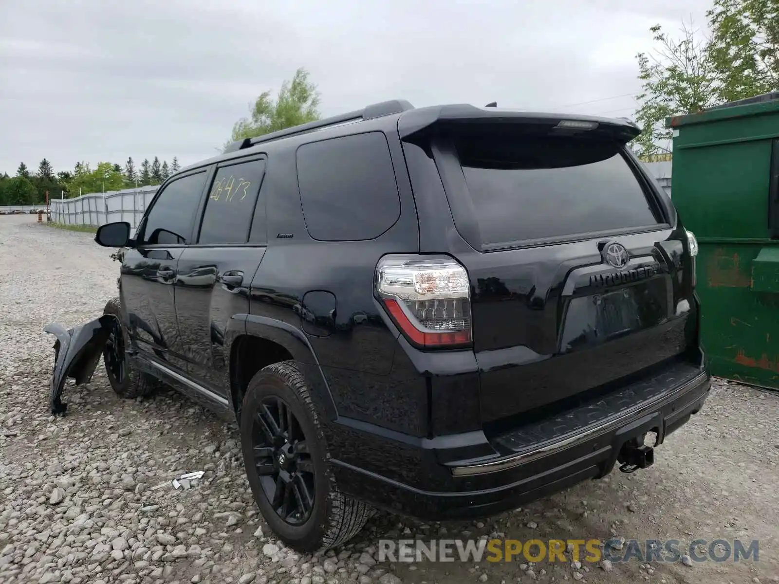 3 Фотография поврежденного автомобиля JTEBU5JR1L5746760 TOYOTA 4RUNNER 2020