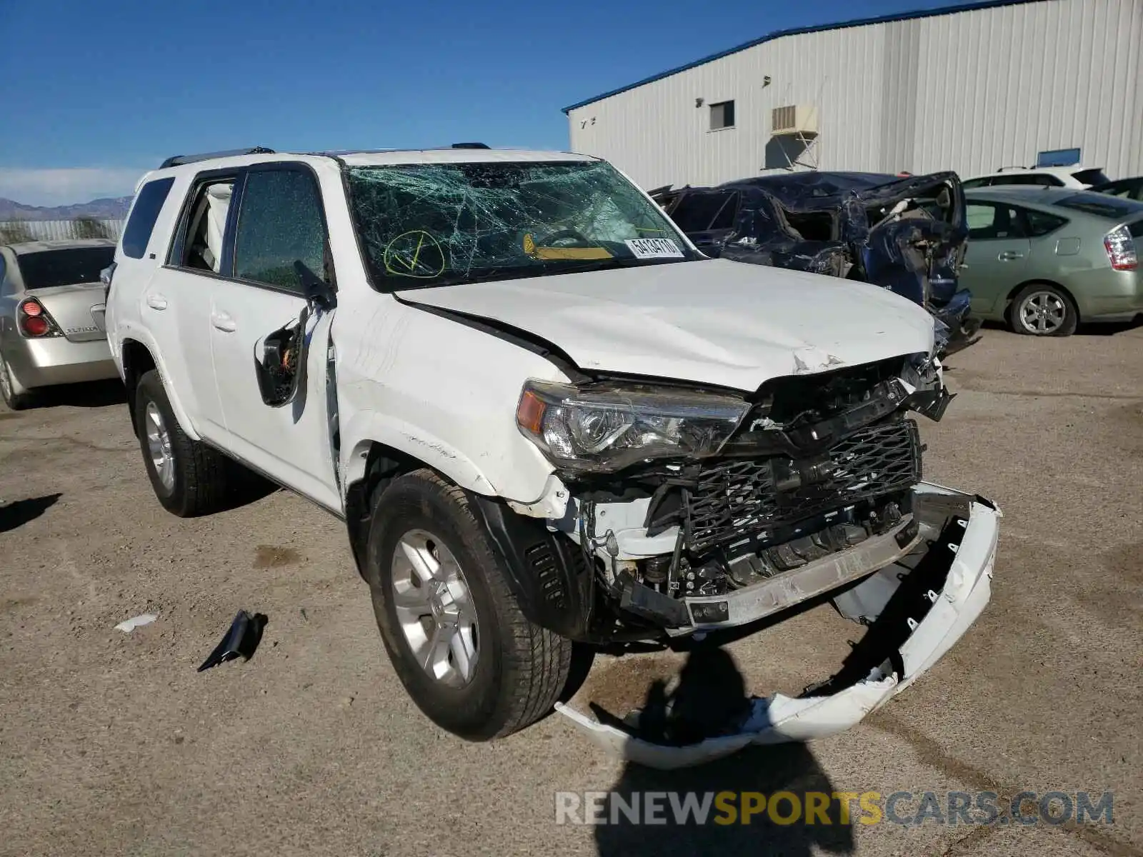 1 Photograph of a damaged car JTEBU5JR1L5751666 TOYOTA 4RUNNER 2020