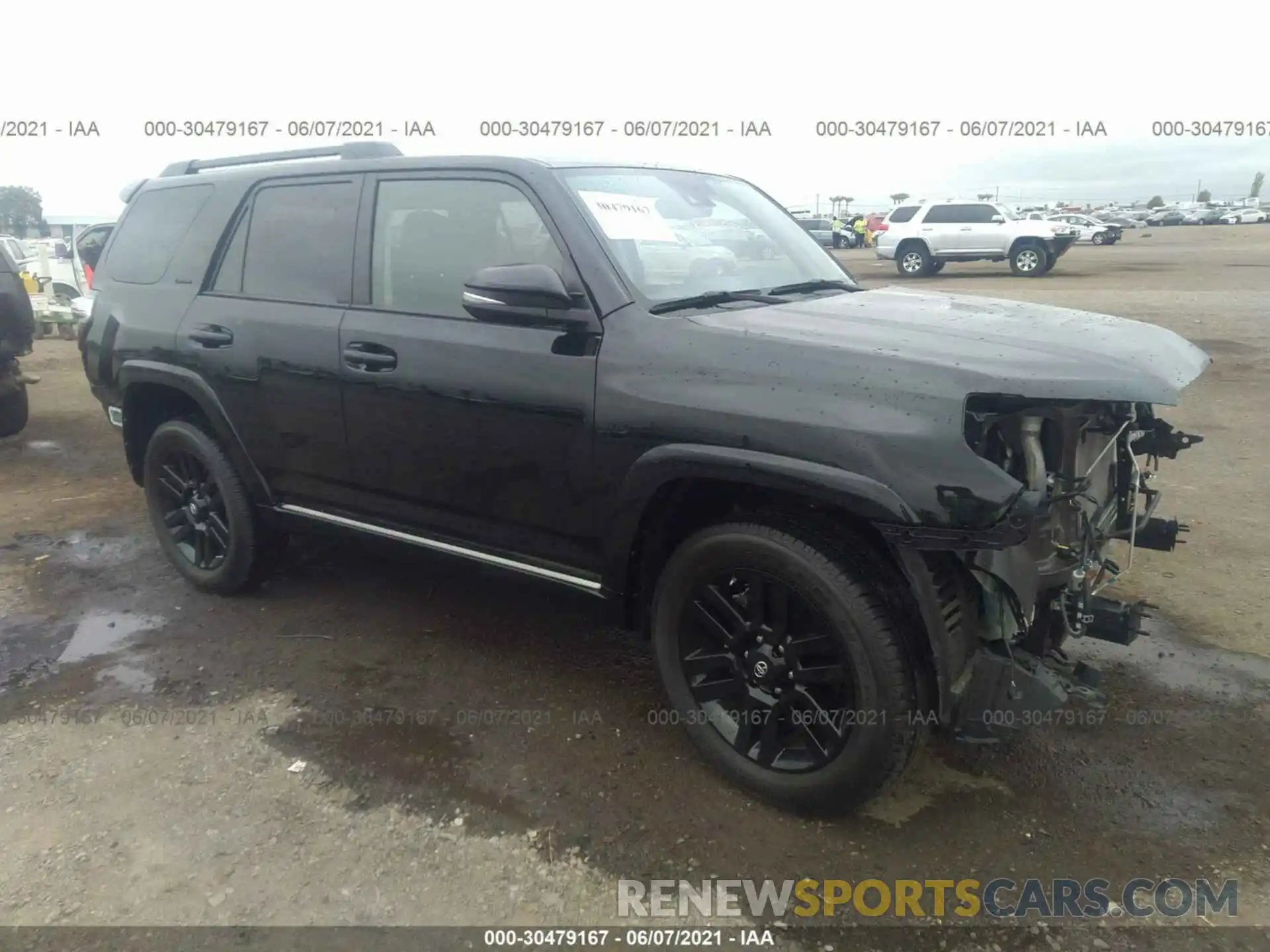 1 Photograph of a damaged car JTEBU5JR1L5753935 TOYOTA 4RUNNER 2020