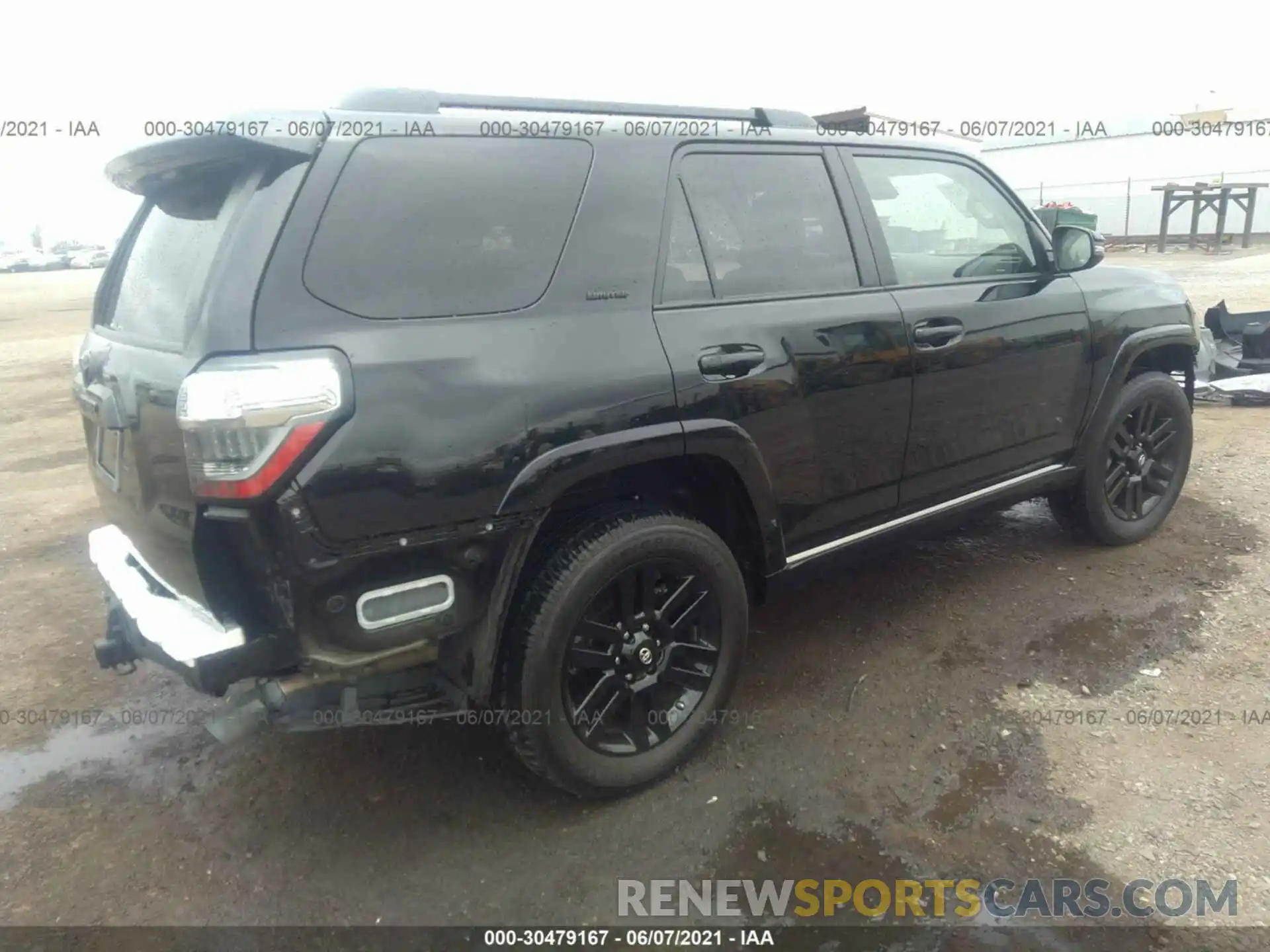 4 Фотография поврежденного автомобиля JTEBU5JR1L5753935 TOYOTA 4RUNNER 2020