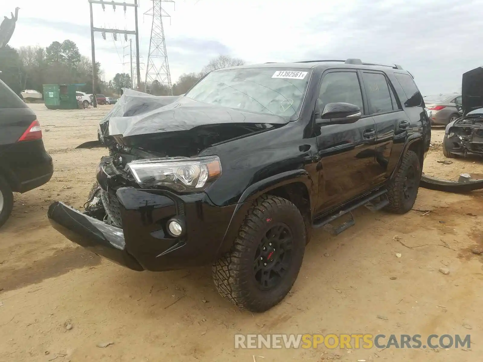 2 Photograph of a damaged car JTEBU5JR1L5757466 TOYOTA 4RUNNER 2020