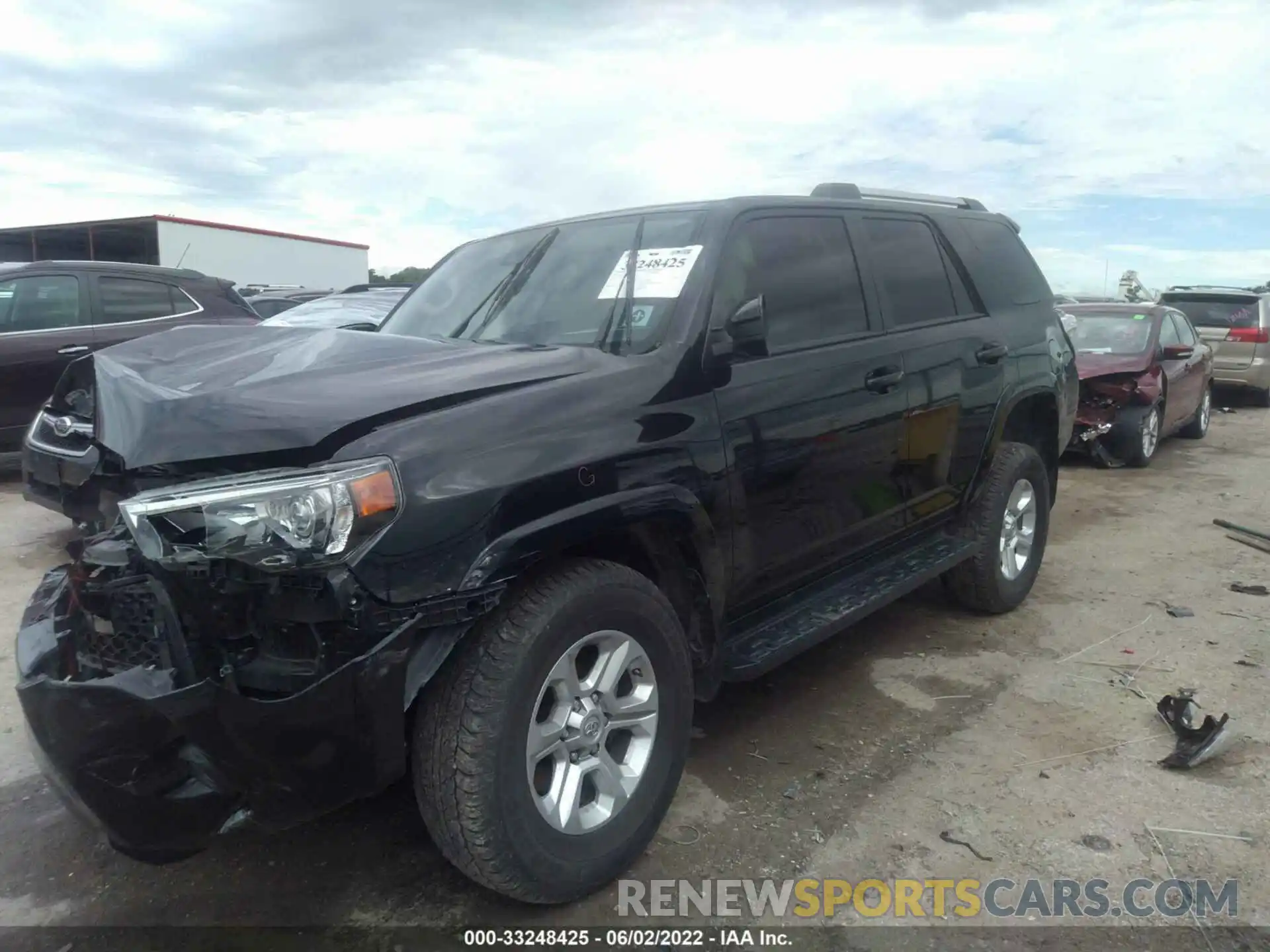 2 Фотография поврежденного автомобиля JTEBU5JR1L5772985 TOYOTA 4RUNNER 2020