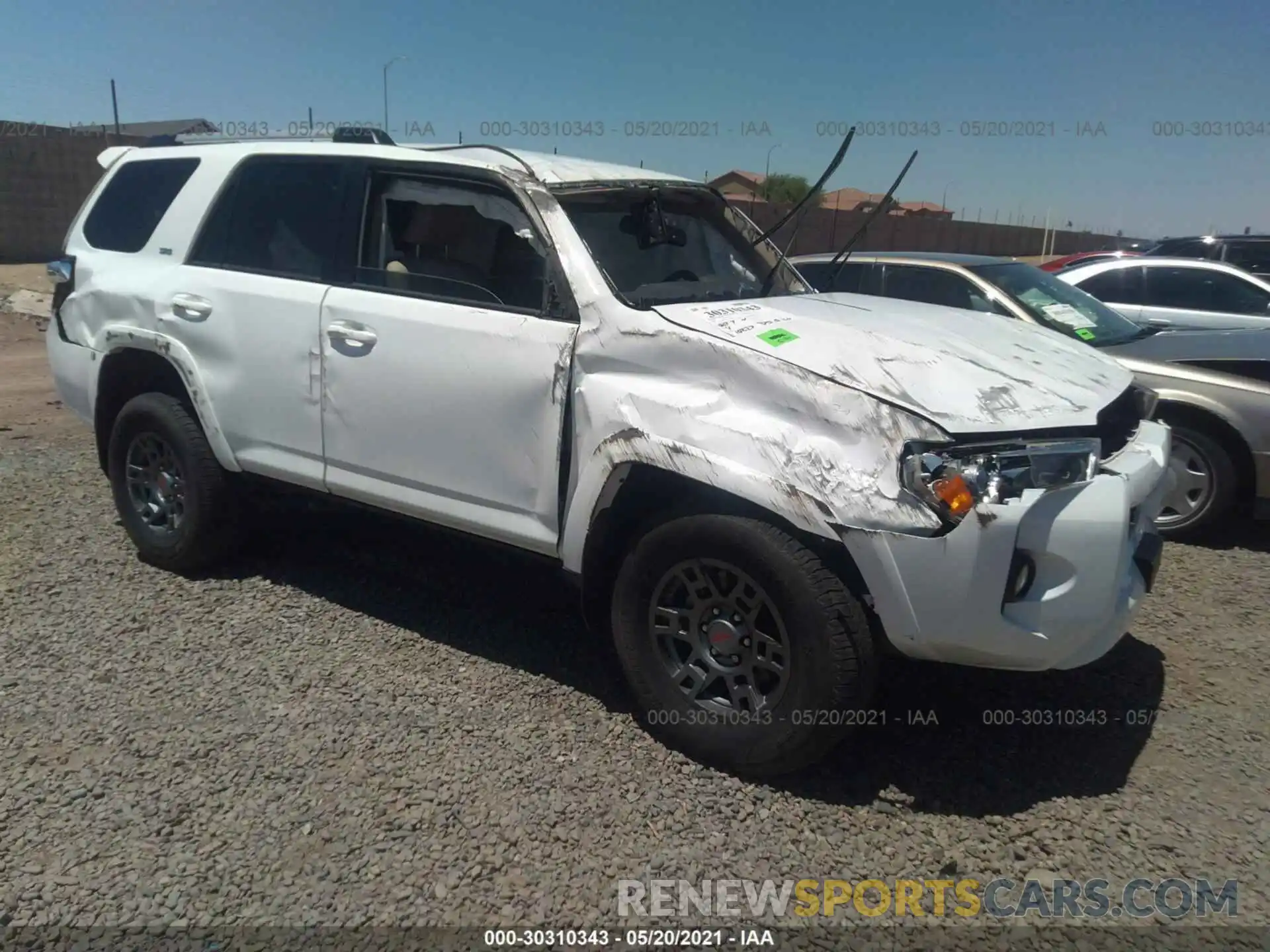 1 Photograph of a damaged car JTEBU5JR1L5776793 TOYOTA 4RUNNER 2020