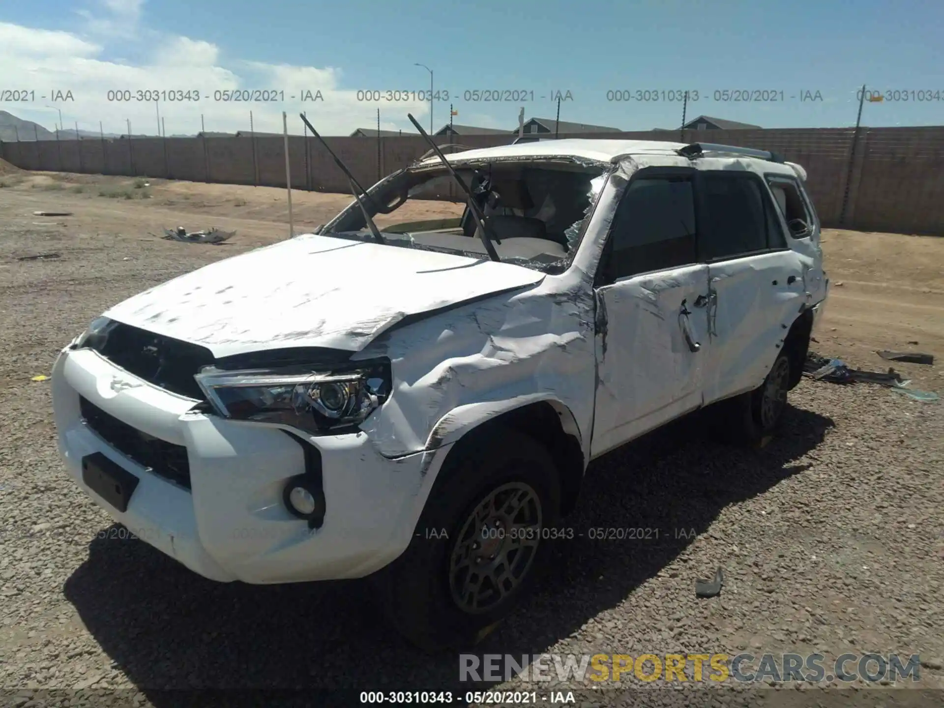 6 Photograph of a damaged car JTEBU5JR1L5776793 TOYOTA 4RUNNER 2020