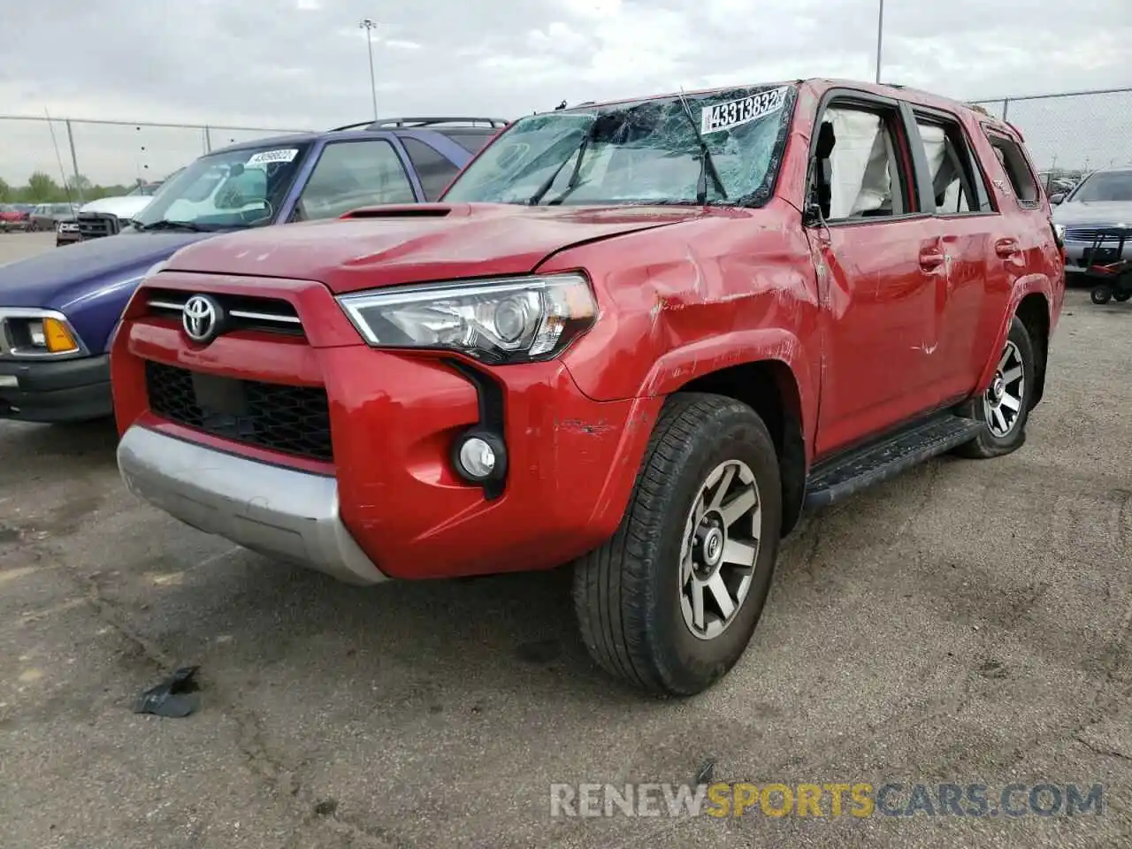 2 Фотография поврежденного автомобиля JTEBU5JR1L5781847 TOYOTA 4RUNNER 2020