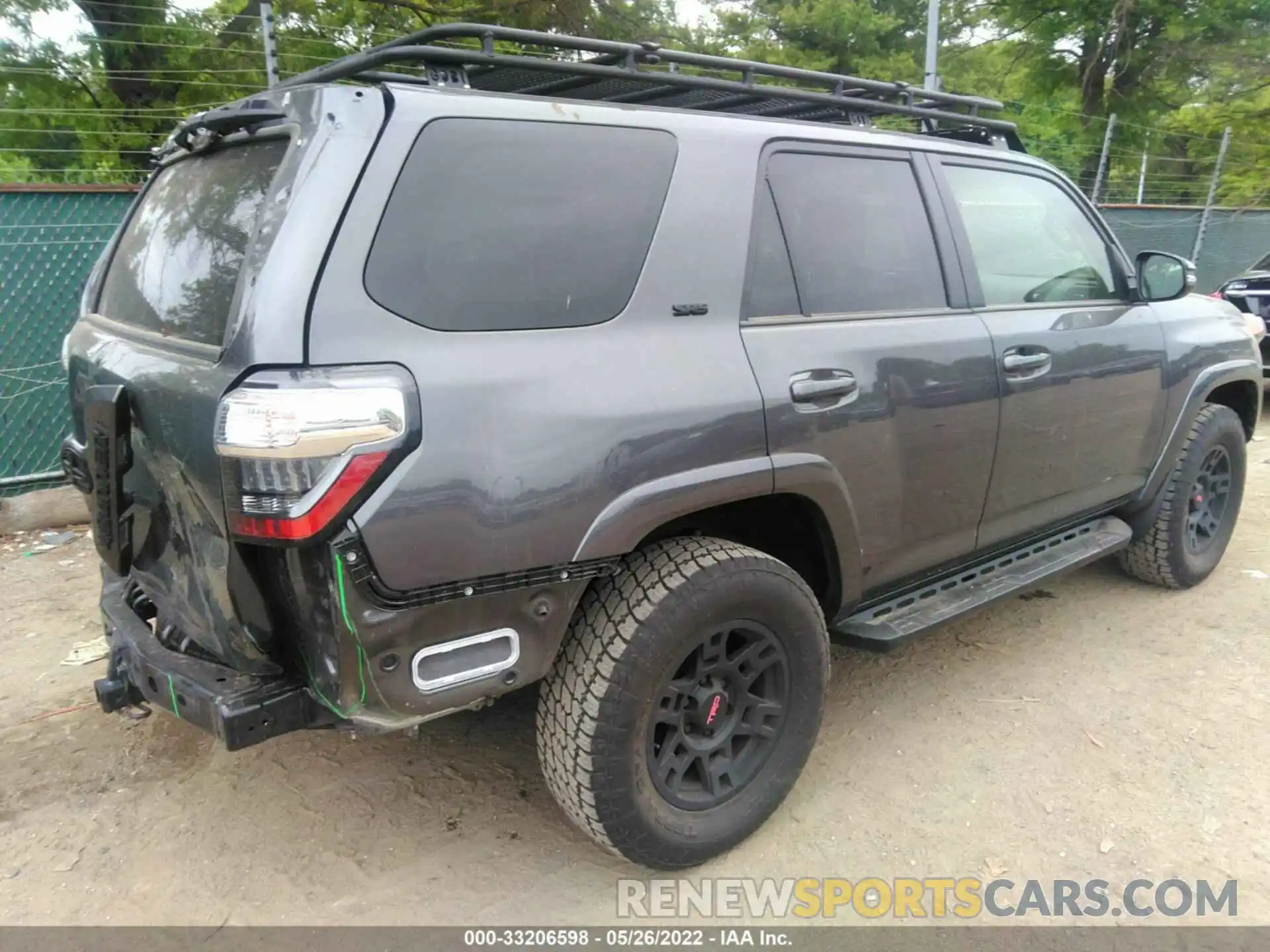 4 Фотография поврежденного автомобиля JTEBU5JR1L5791116 TOYOTA 4RUNNER 2020