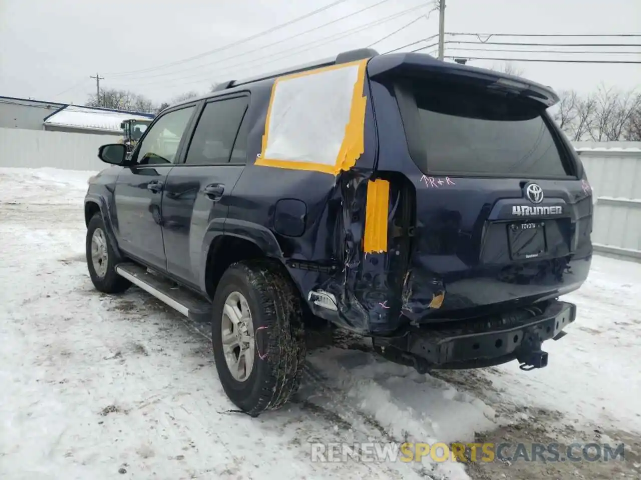 3 Photograph of a damaged car JTEBU5JR1L5802664 TOYOTA 4RUNNER 2020