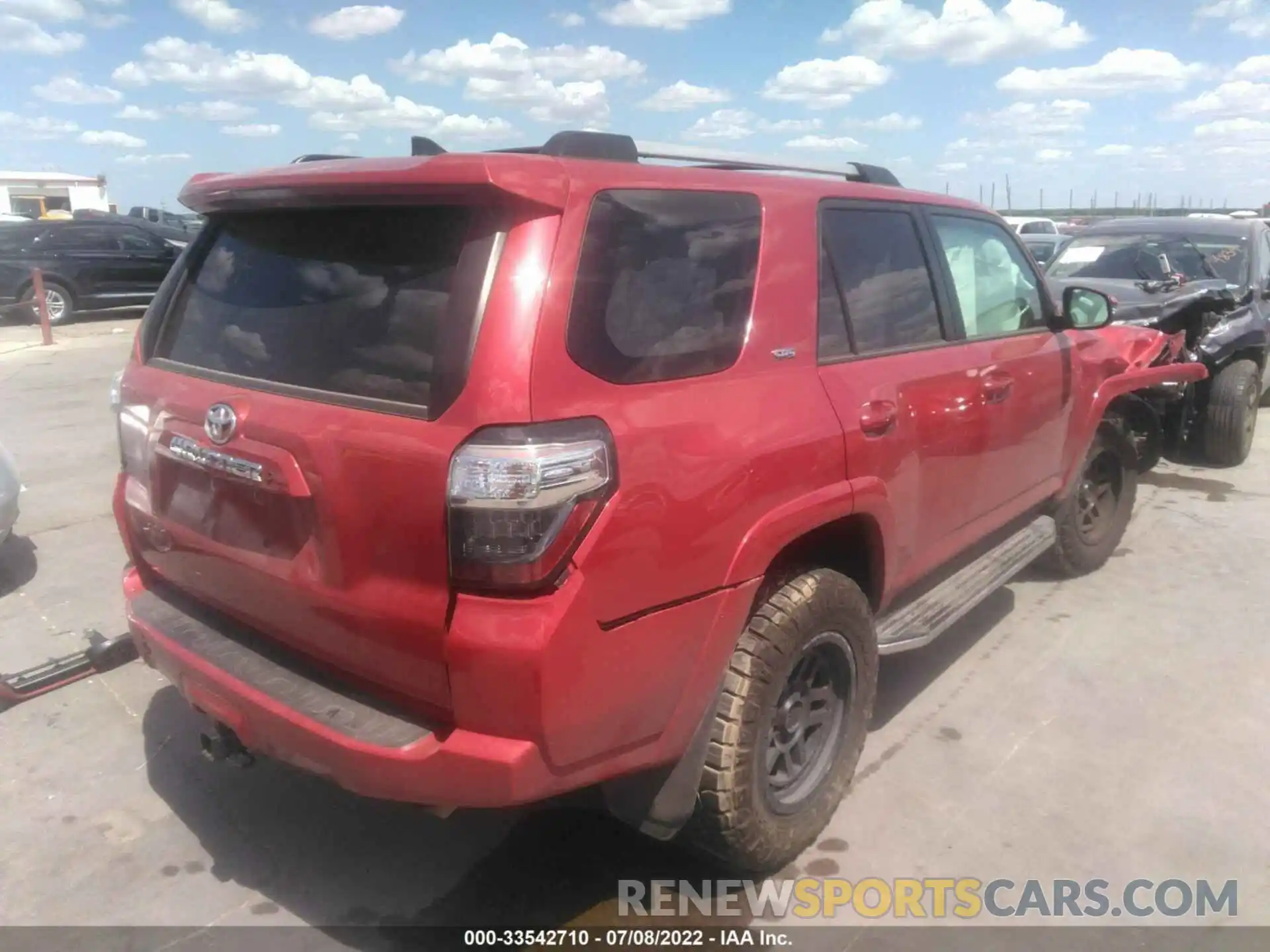 4 Фотография поврежденного автомобиля JTEBU5JR1L5812689 TOYOTA 4RUNNER 2020