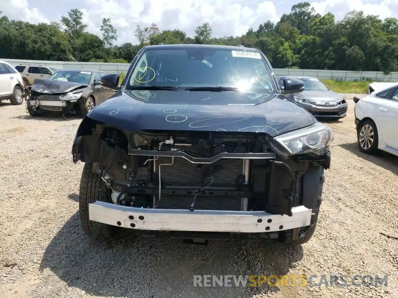 9 Photograph of a damaged car JTEBU5JR1L5817357 TOYOTA 4RUNNER 2020