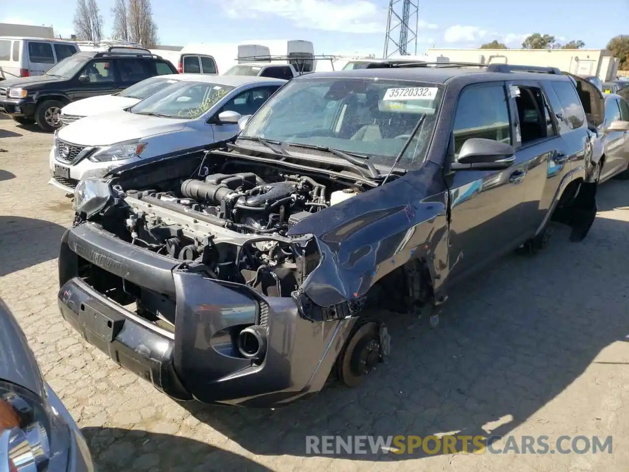 2 Photograph of a damaged car JTEBU5JR1L5833428 TOYOTA 4RUNNER 2020