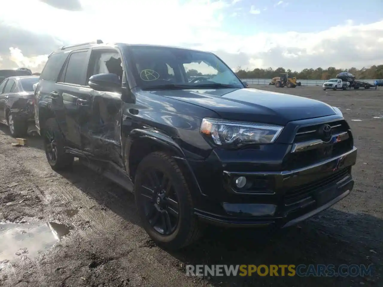 1 Photograph of a damaged car JTEBU5JR2L5738148 TOYOTA 4RUNNER 2020