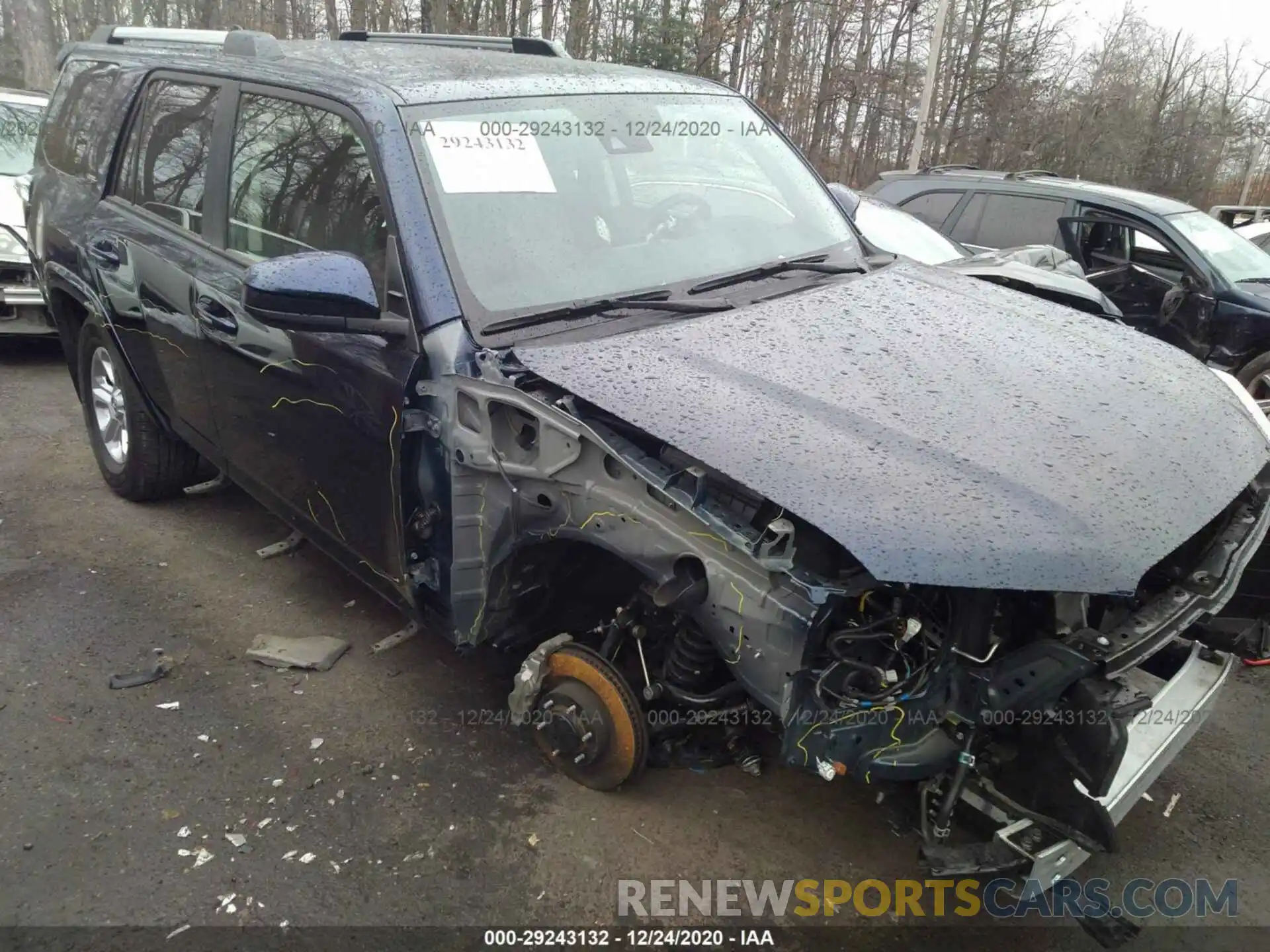 1 Photograph of a damaged car JTEBU5JR2L5755189 TOYOTA 4RUNNER 2020