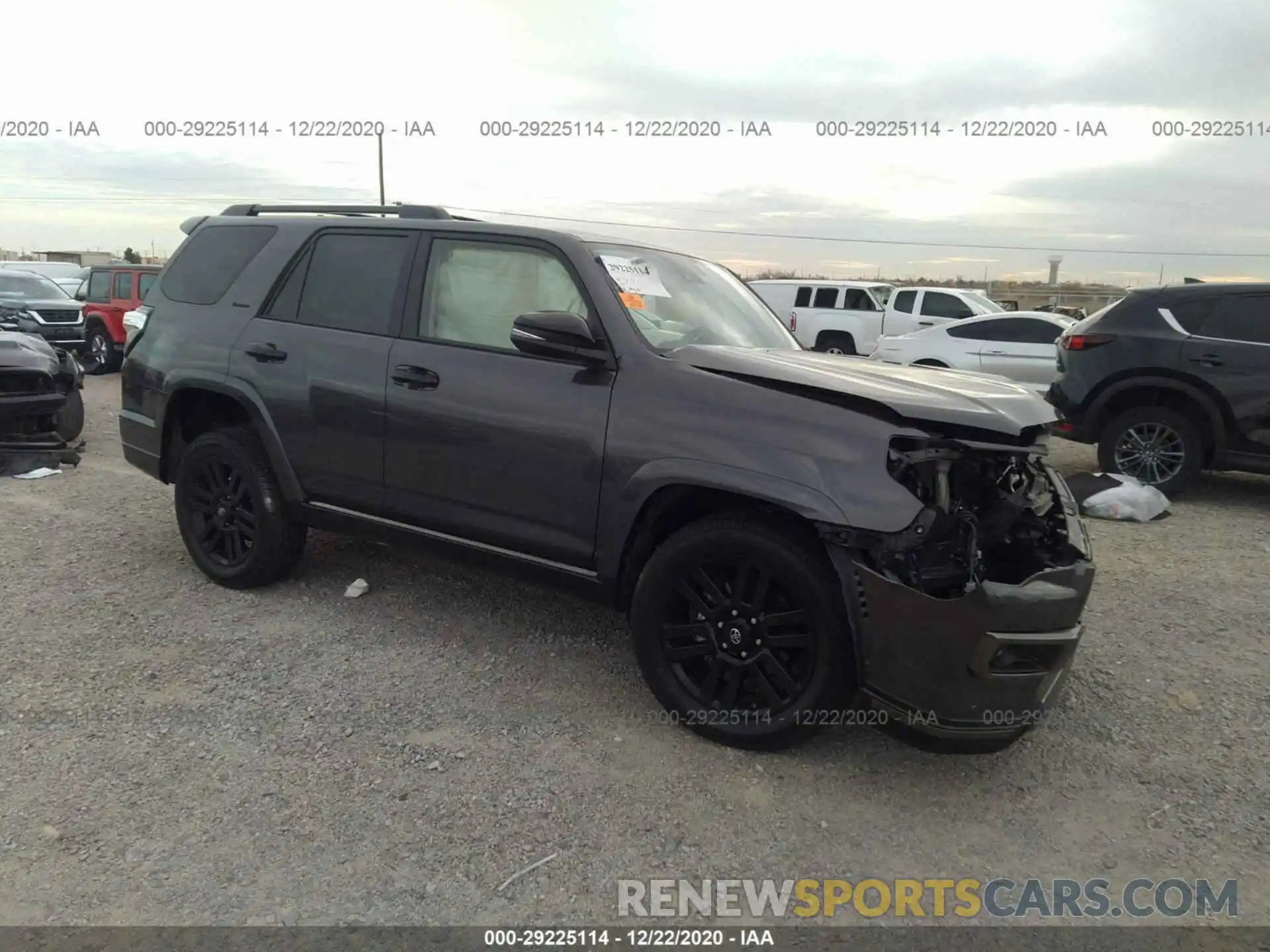 1 Photograph of a damaged car JTEBU5JR2L5757007 TOYOTA 4RUNNER 2020