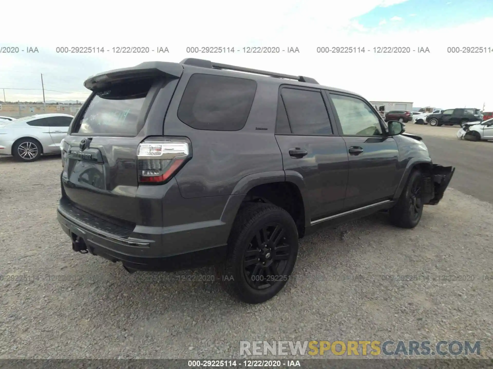 4 Фотография поврежденного автомобиля JTEBU5JR2L5757007 TOYOTA 4RUNNER 2020