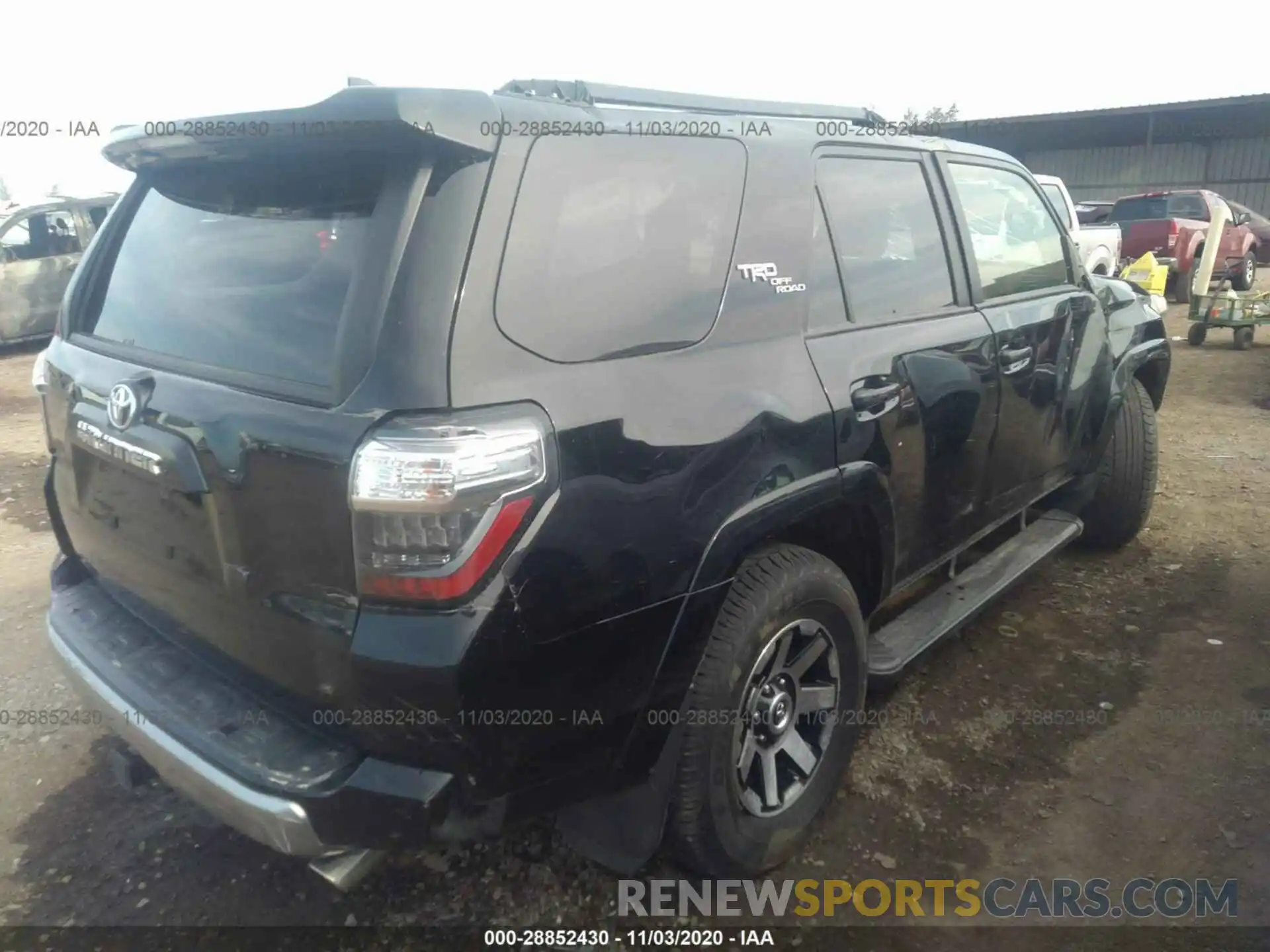 4 Photograph of a damaged car JTEBU5JR2L5760215 TOYOTA 4RUNNER 2020