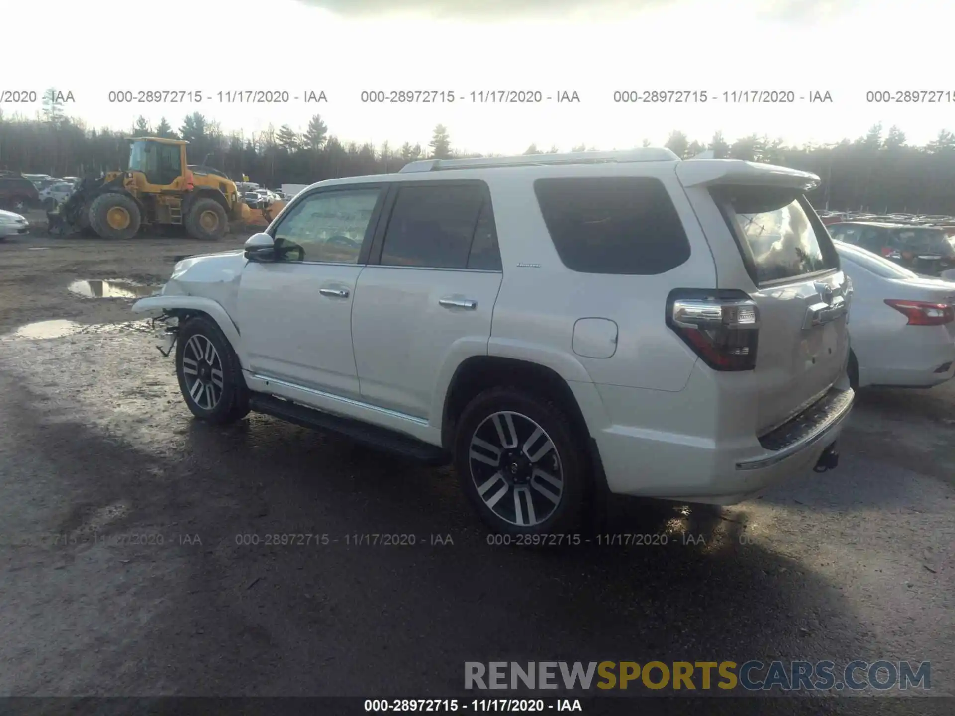 3 Photograph of a damaged car JTEBU5JR2L5768086 TOYOTA 4RUNNER 2020