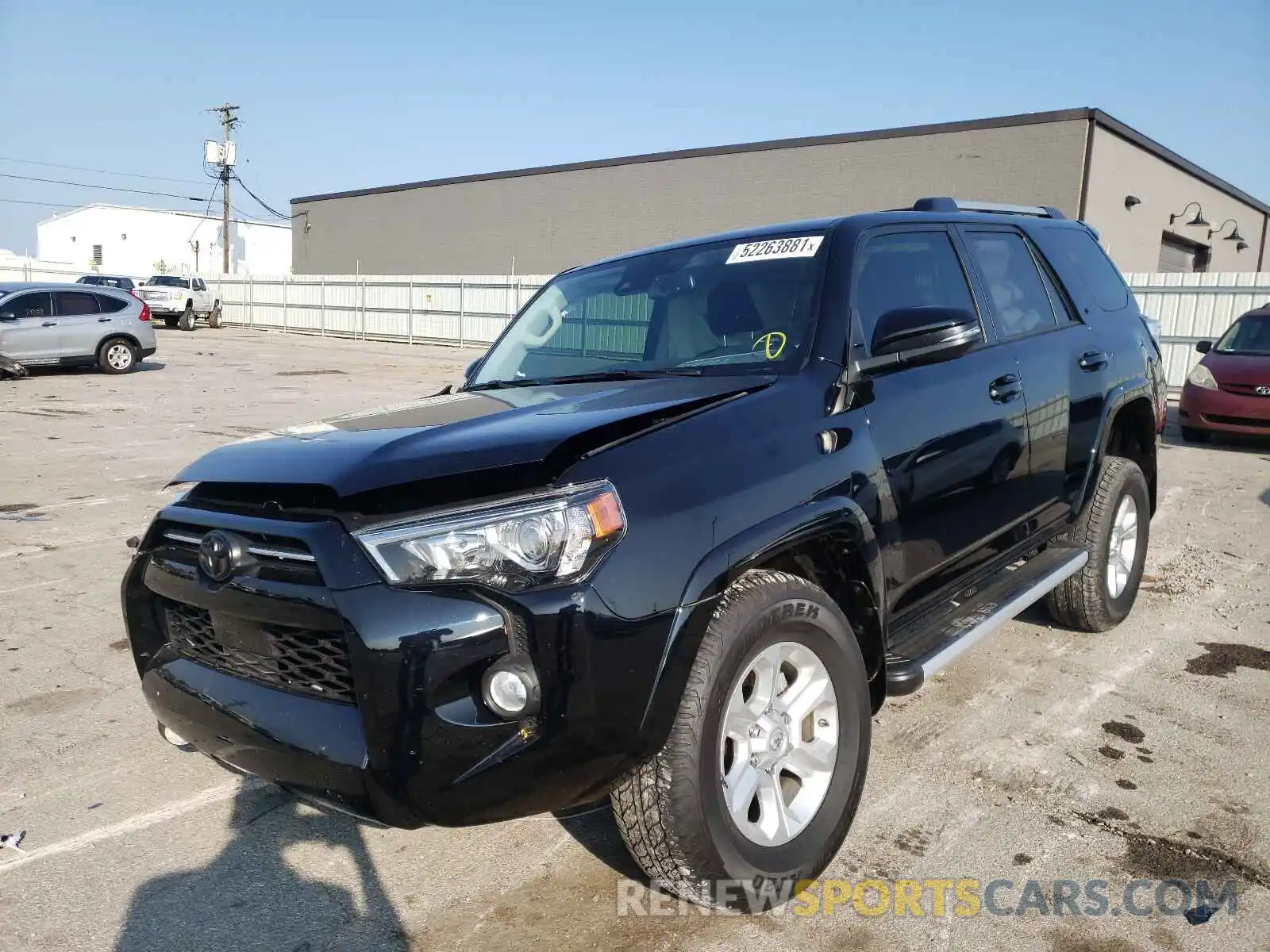 2 Photograph of a damaged car JTEBU5JR2L5768699 TOYOTA 4RUNNER 2020