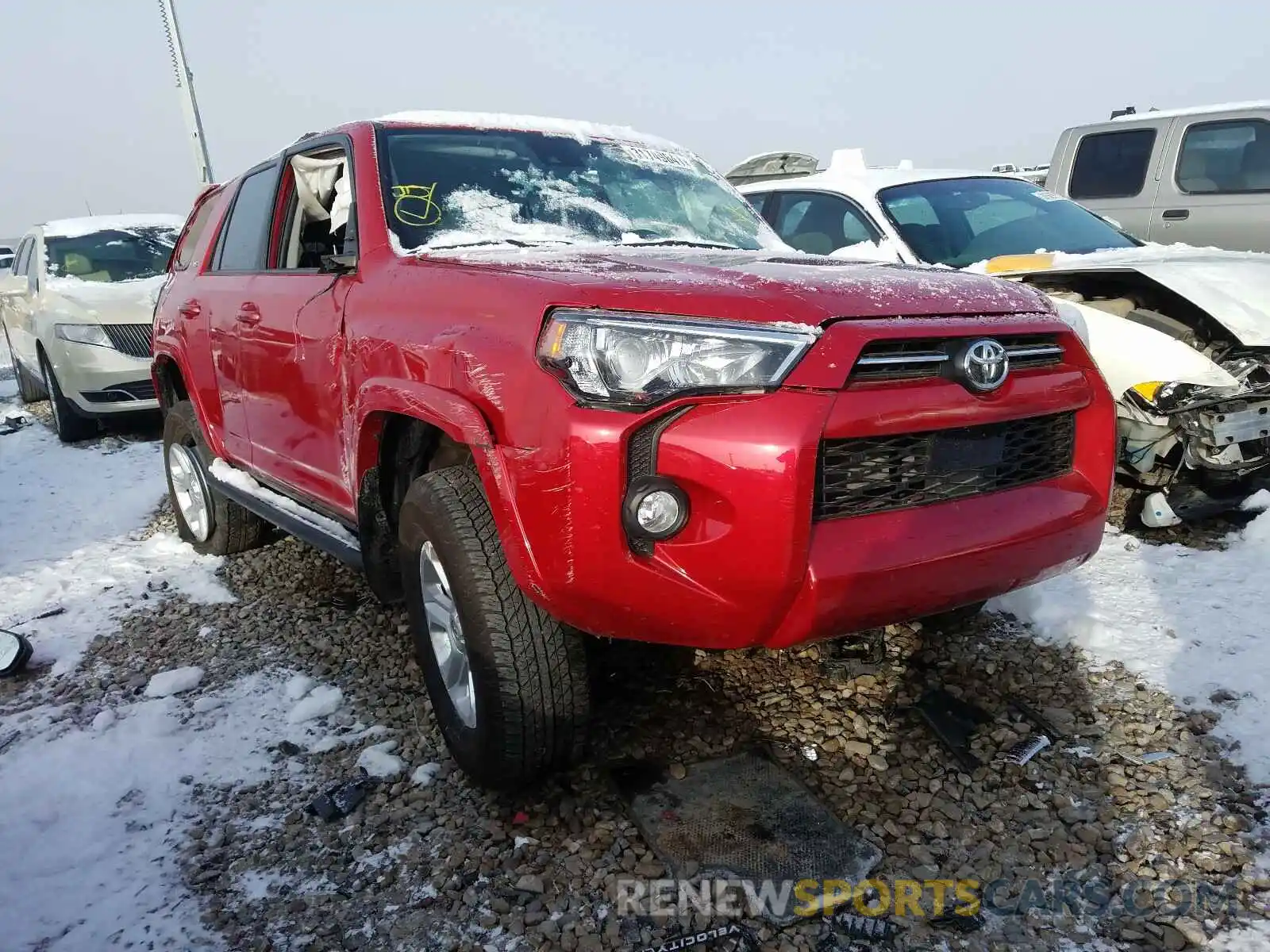 1 Photograph of a damaged car JTEBU5JR2L5770808 TOYOTA 4RUNNER 2020