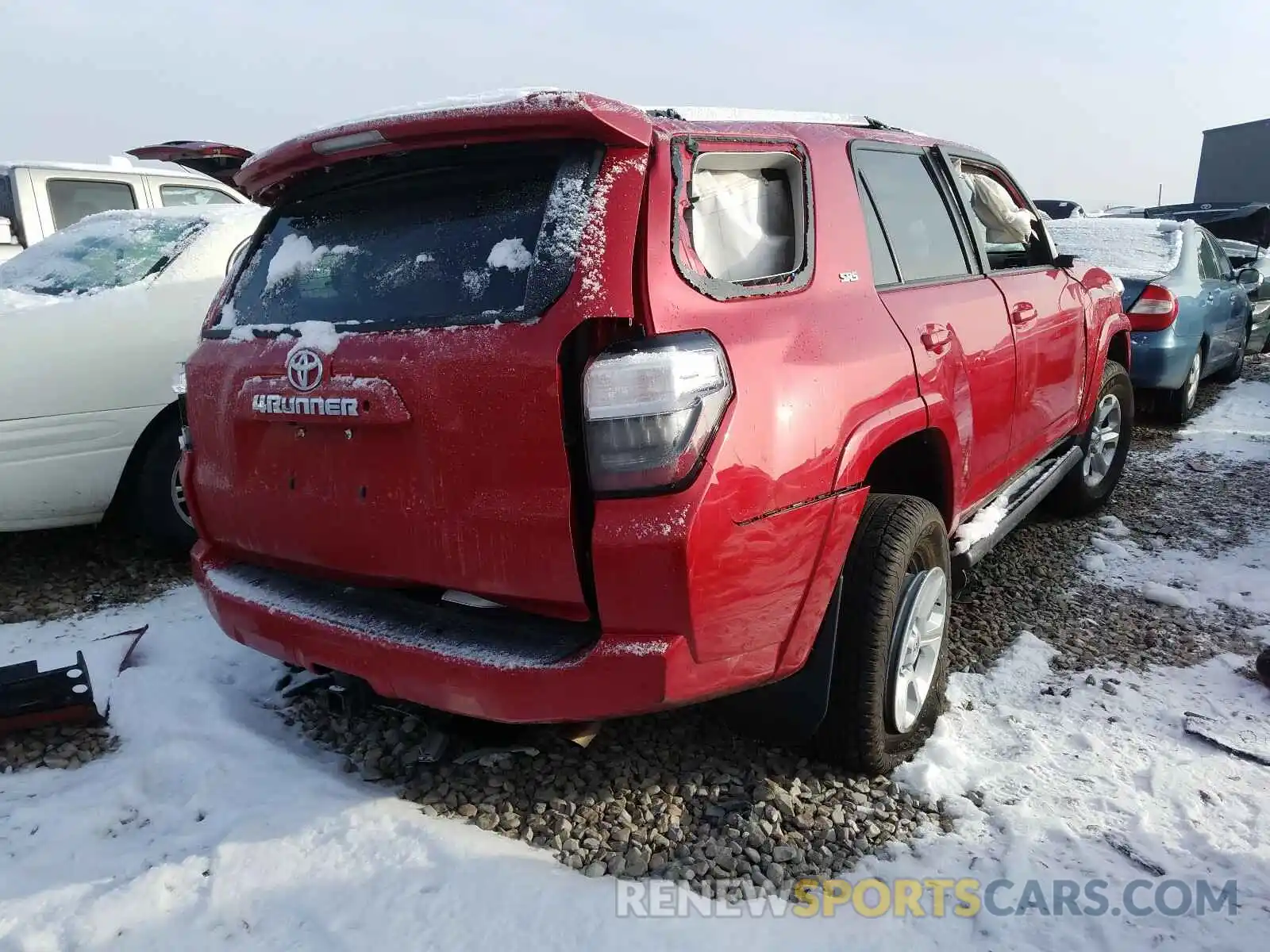 4 Фотография поврежденного автомобиля JTEBU5JR2L5770808 TOYOTA 4RUNNER 2020