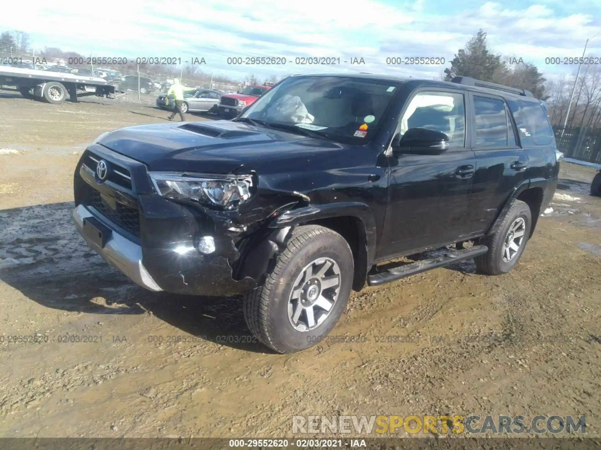 2 Photograph of a damaged car JTEBU5JR2L5773398 TOYOTA 4RUNNER 2020