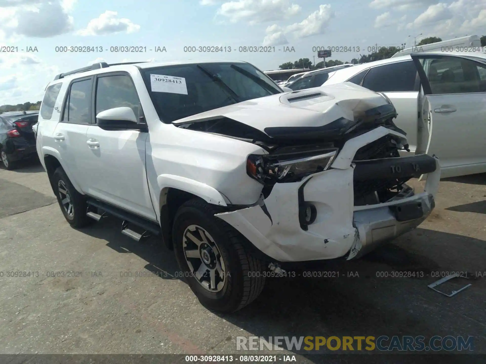 1 Photograph of a damaged car JTEBU5JR2L5777855 TOYOTA 4RUNNER 2020