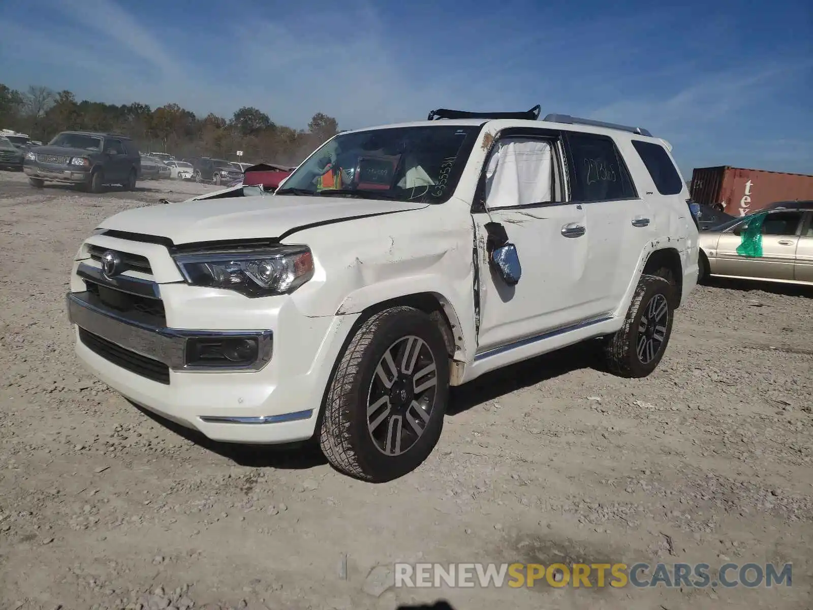 2 Photograph of a damaged car JTEBU5JR2L5779024 TOYOTA 4RUNNER 2020