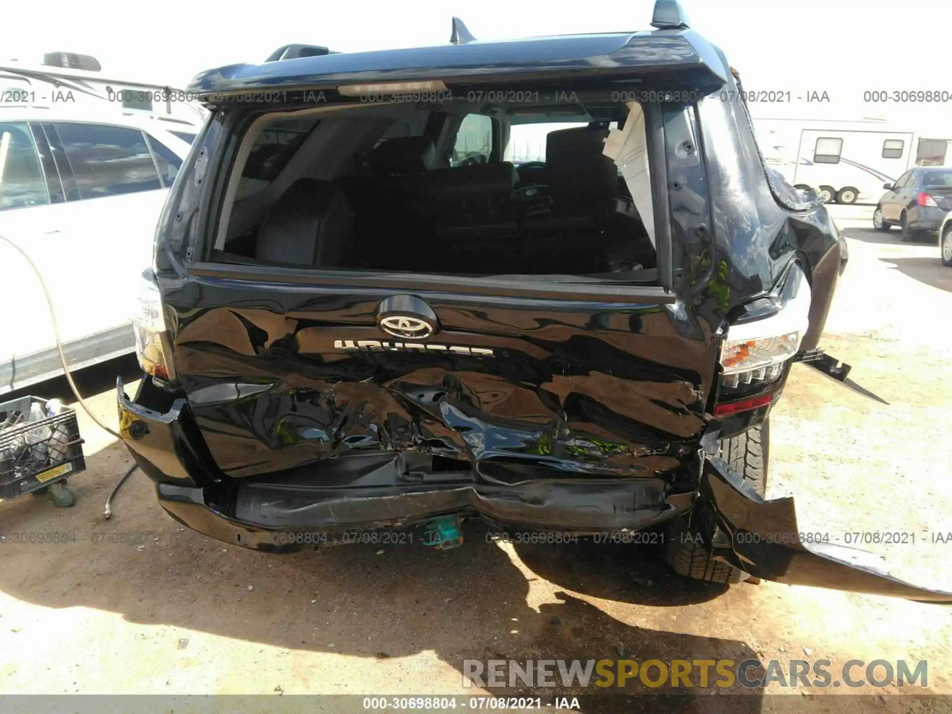 6 Photograph of a damaged car JTEBU5JR2L5792145 TOYOTA 4RUNNER 2020