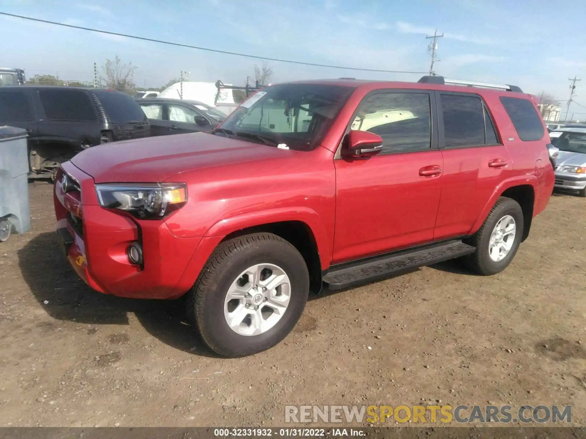 2 Photograph of a damaged car JTEBU5JR2L5798611 TOYOTA 4RUNNER 2020