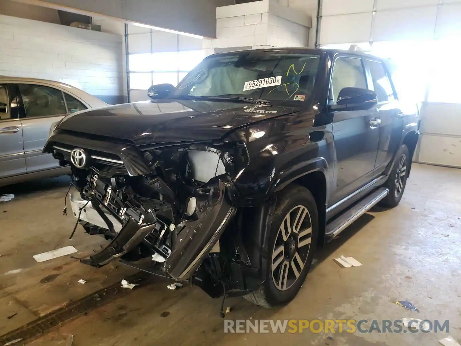 2 Photograph of a damaged car JTEBU5JR2L5804570 TOYOTA 4RUNNER 2020