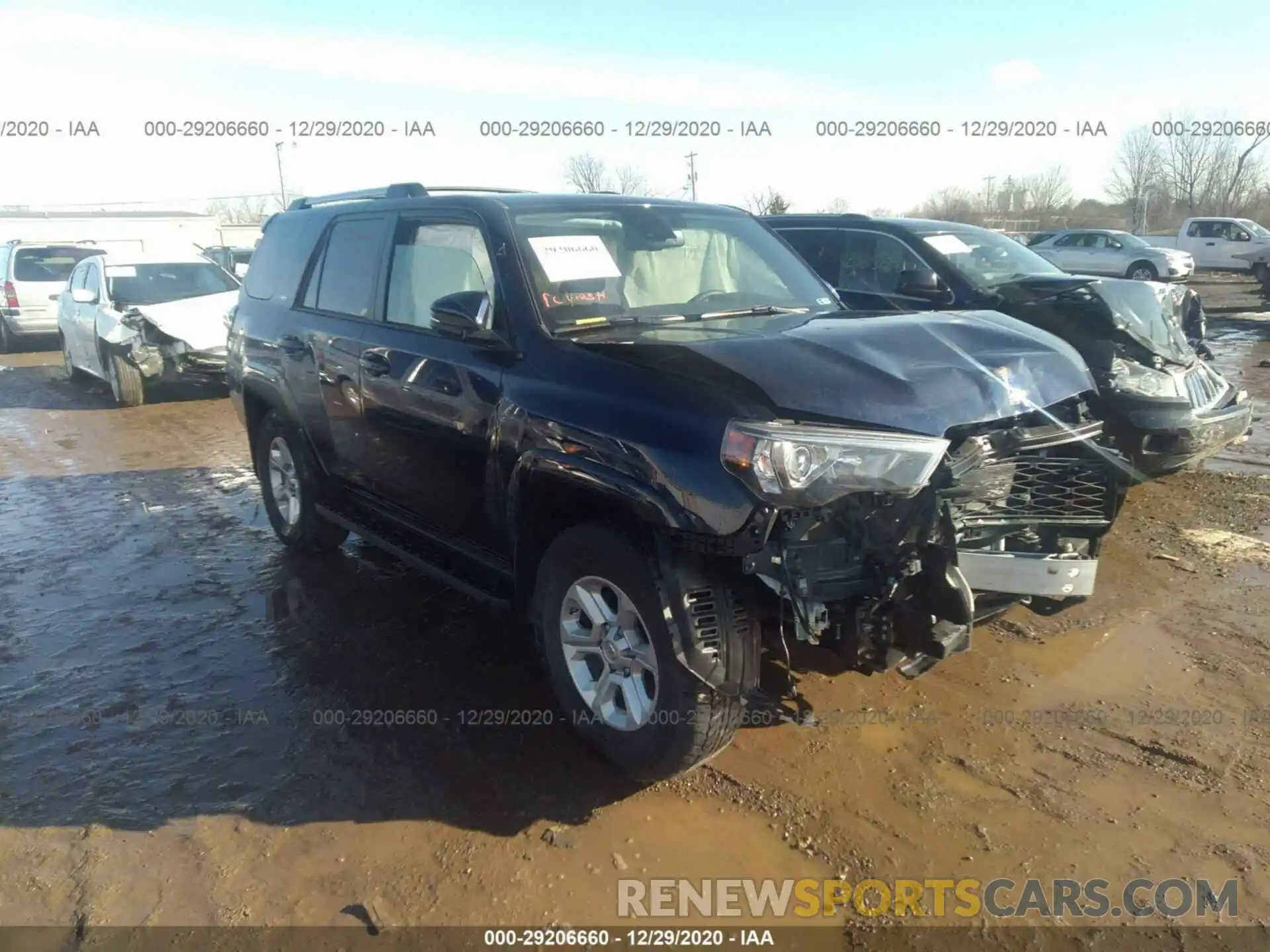 1 Photograph of a damaged car JTEBU5JR2L5827332 TOYOTA 4RUNNER 2020