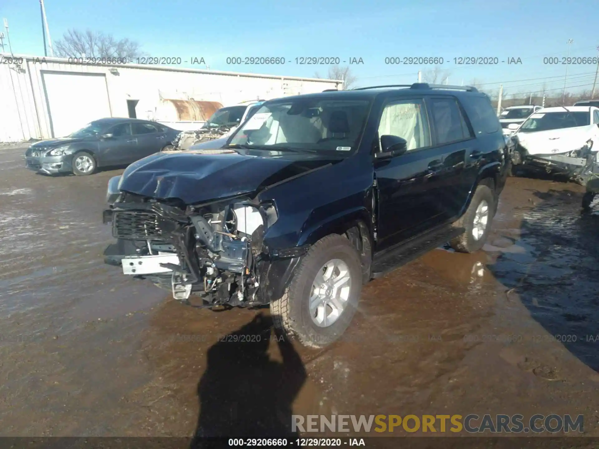 2 Photograph of a damaged car JTEBU5JR2L5827332 TOYOTA 4RUNNER 2020