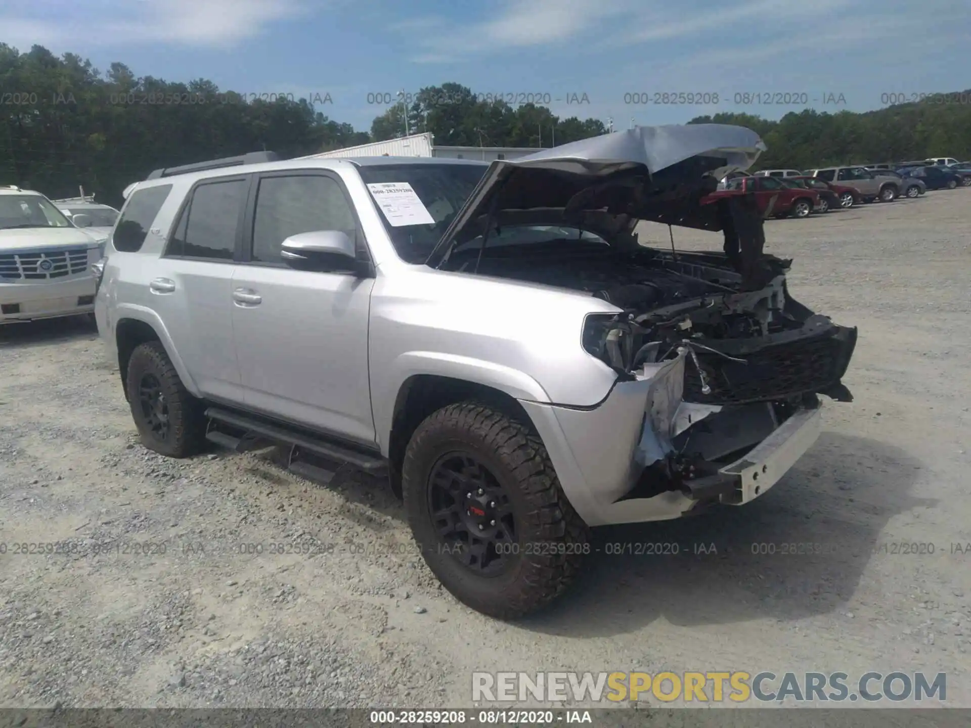 1 Photograph of a damaged car JTEBU5JR3L5738613 TOYOTA 4RUNNER 2020