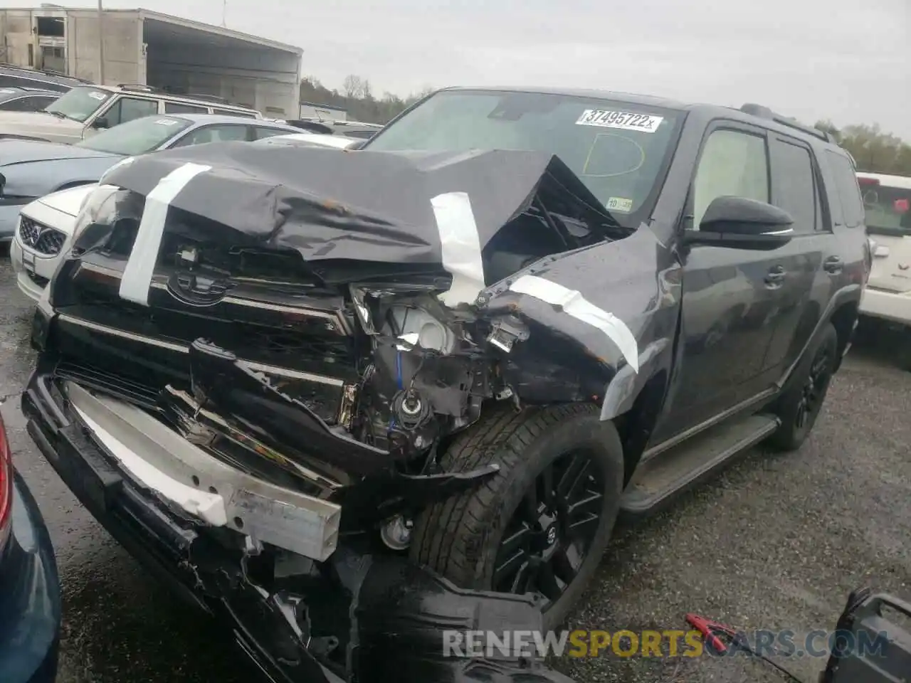 2 Photograph of a damaged car JTEBU5JR3L5740510 TOYOTA 4RUNNER 2020