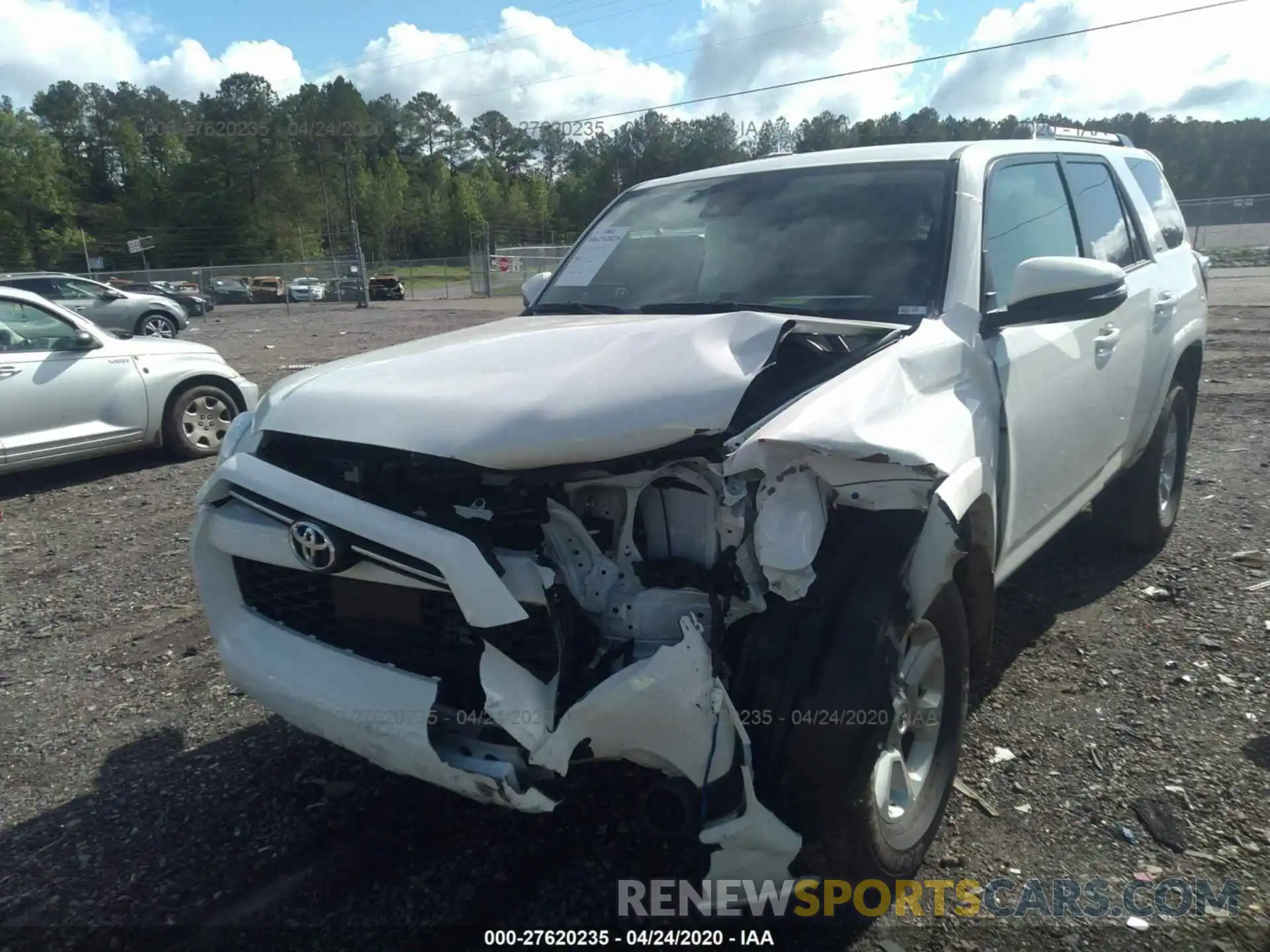 6 Photograph of a damaged car JTEBU5JR3L5743004 TOYOTA 4RUNNER 2020