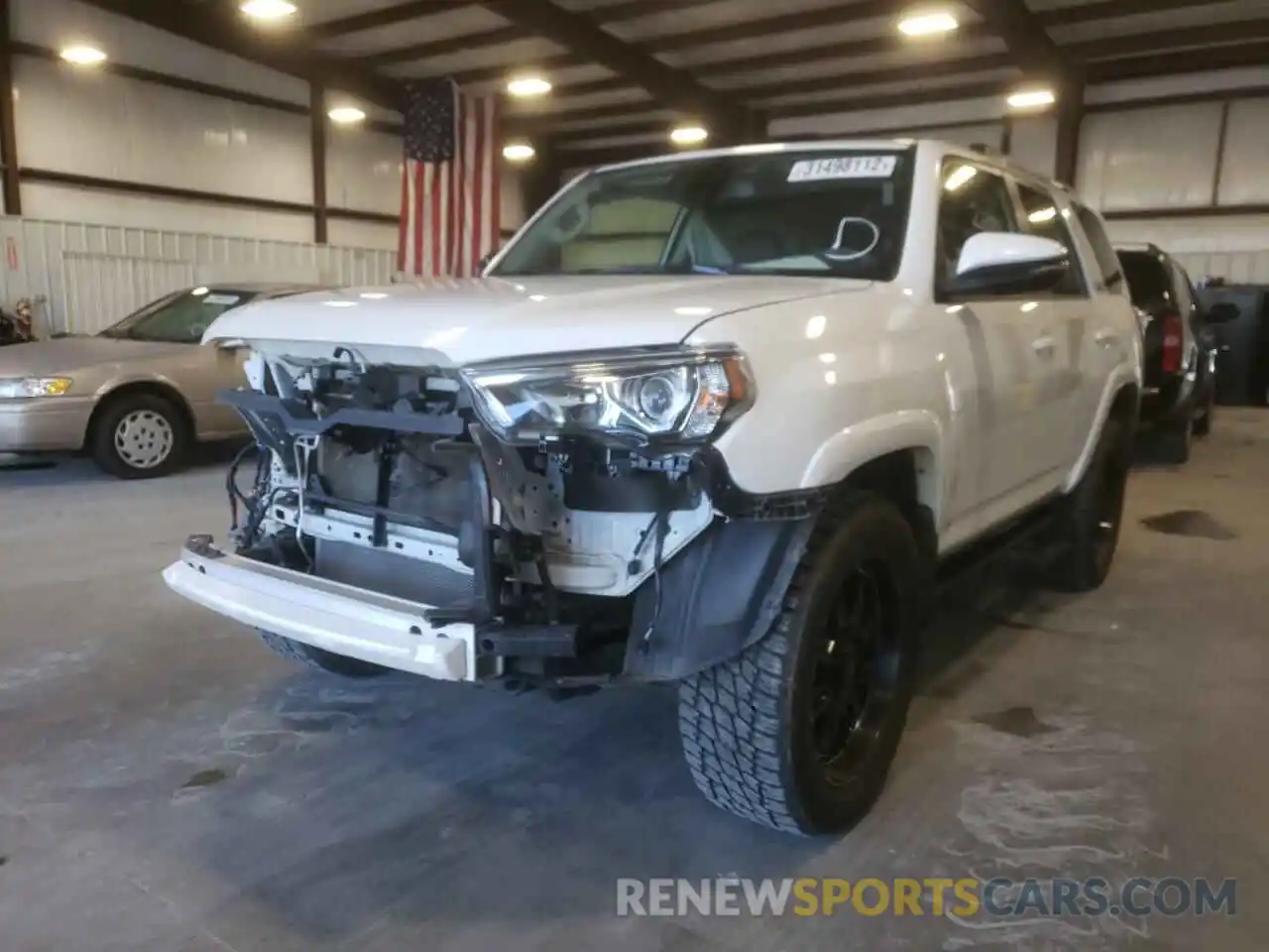 2 Photograph of a damaged car JTEBU5JR3L5744413 TOYOTA 4RUNNER 2020