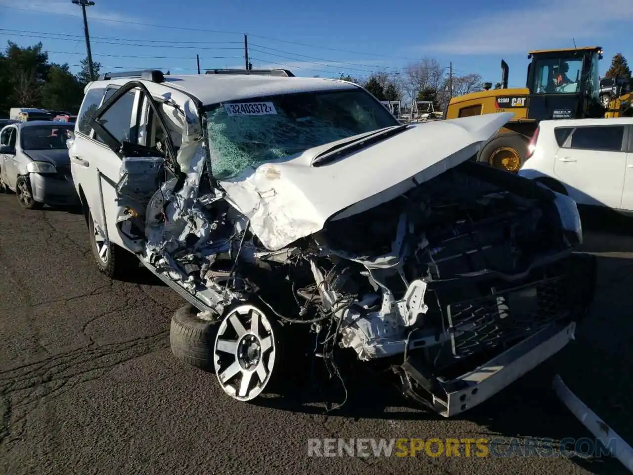 1 Photograph of a damaged car JTEBU5JR3L5748574 TOYOTA 4RUNNER 2020