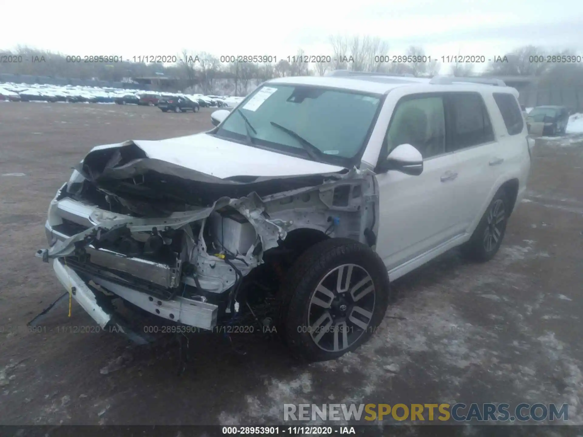 2 Photograph of a damaged car JTEBU5JR3L5751460 TOYOTA 4RUNNER 2020