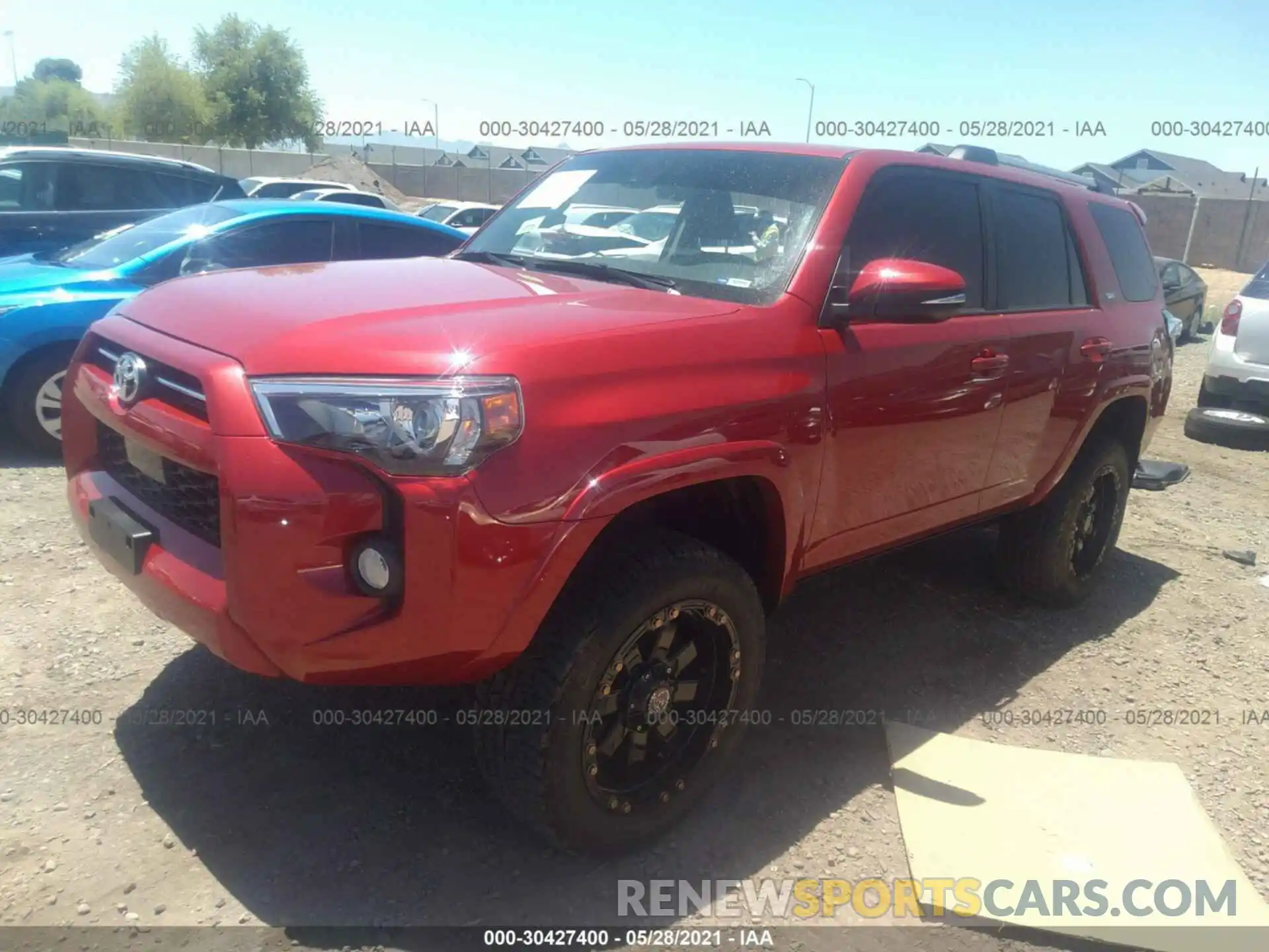 2 Photograph of a damaged car JTEBU5JR3L5757811 TOYOTA 4RUNNER 2020