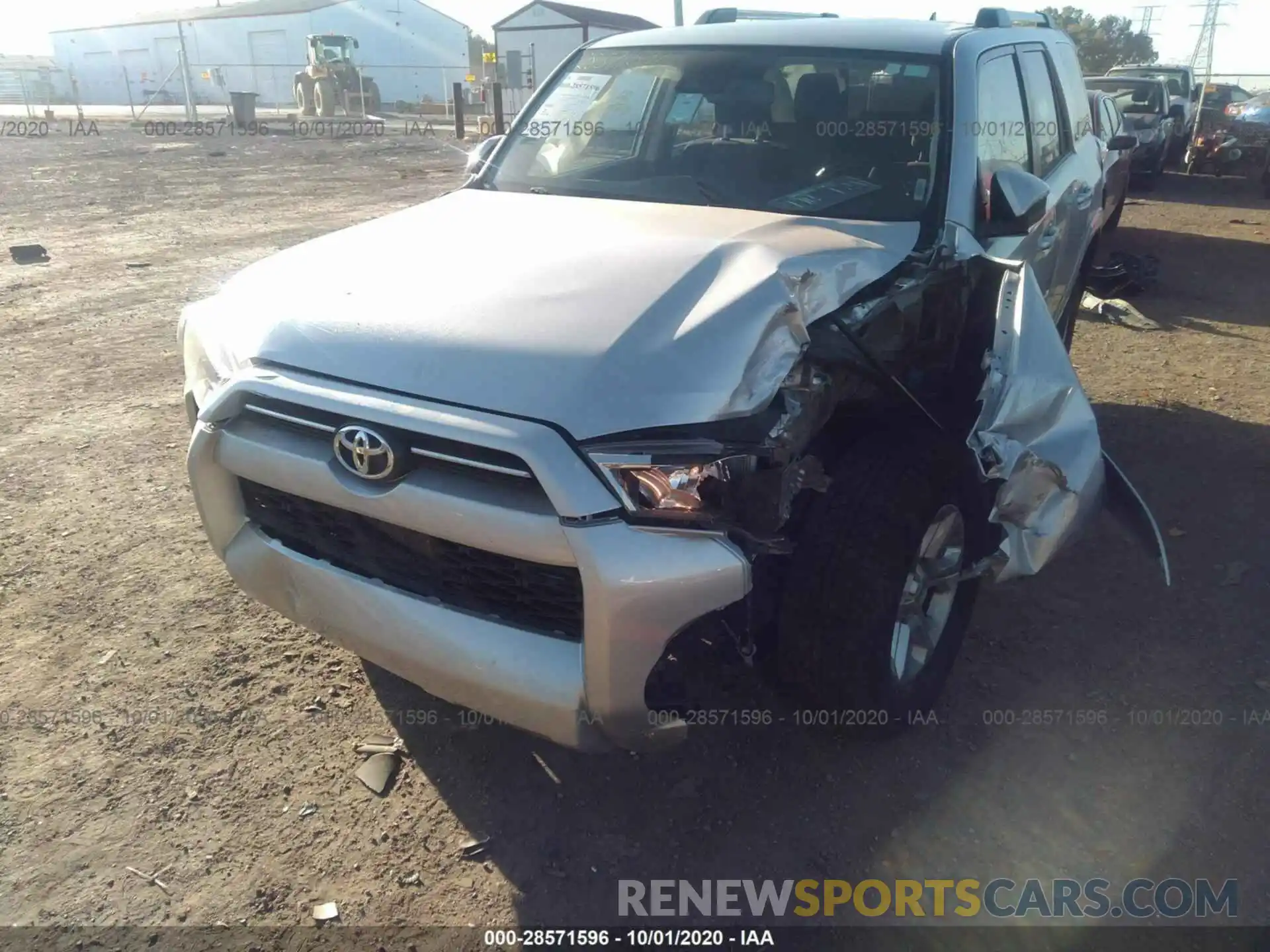 6 Photograph of a damaged car JTEBU5JR3L5758344 TOYOTA 4RUNNER 2020