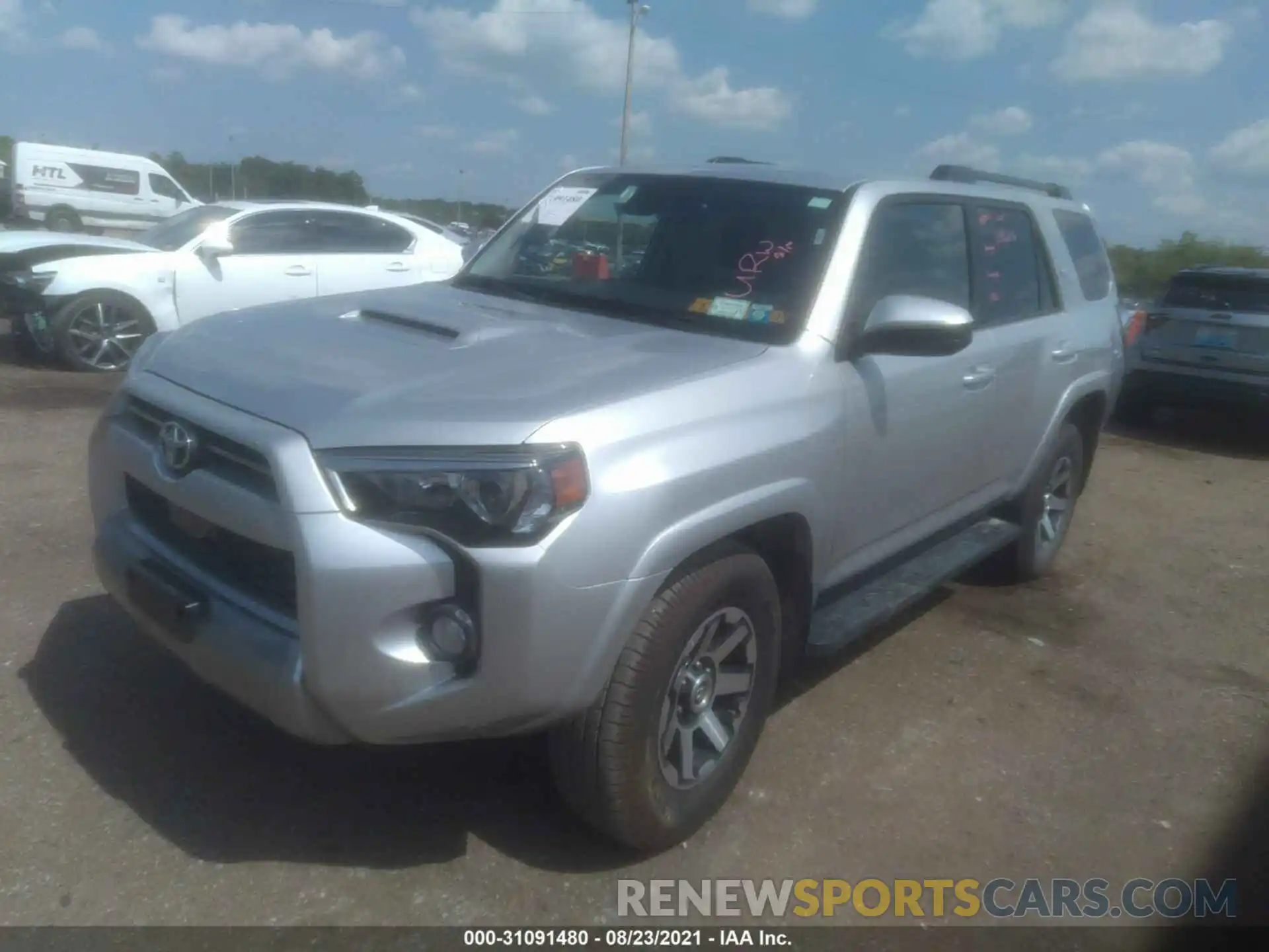 2 Photograph of a damaged car JTEBU5JR3L5781283 TOYOTA 4RUNNER 2020