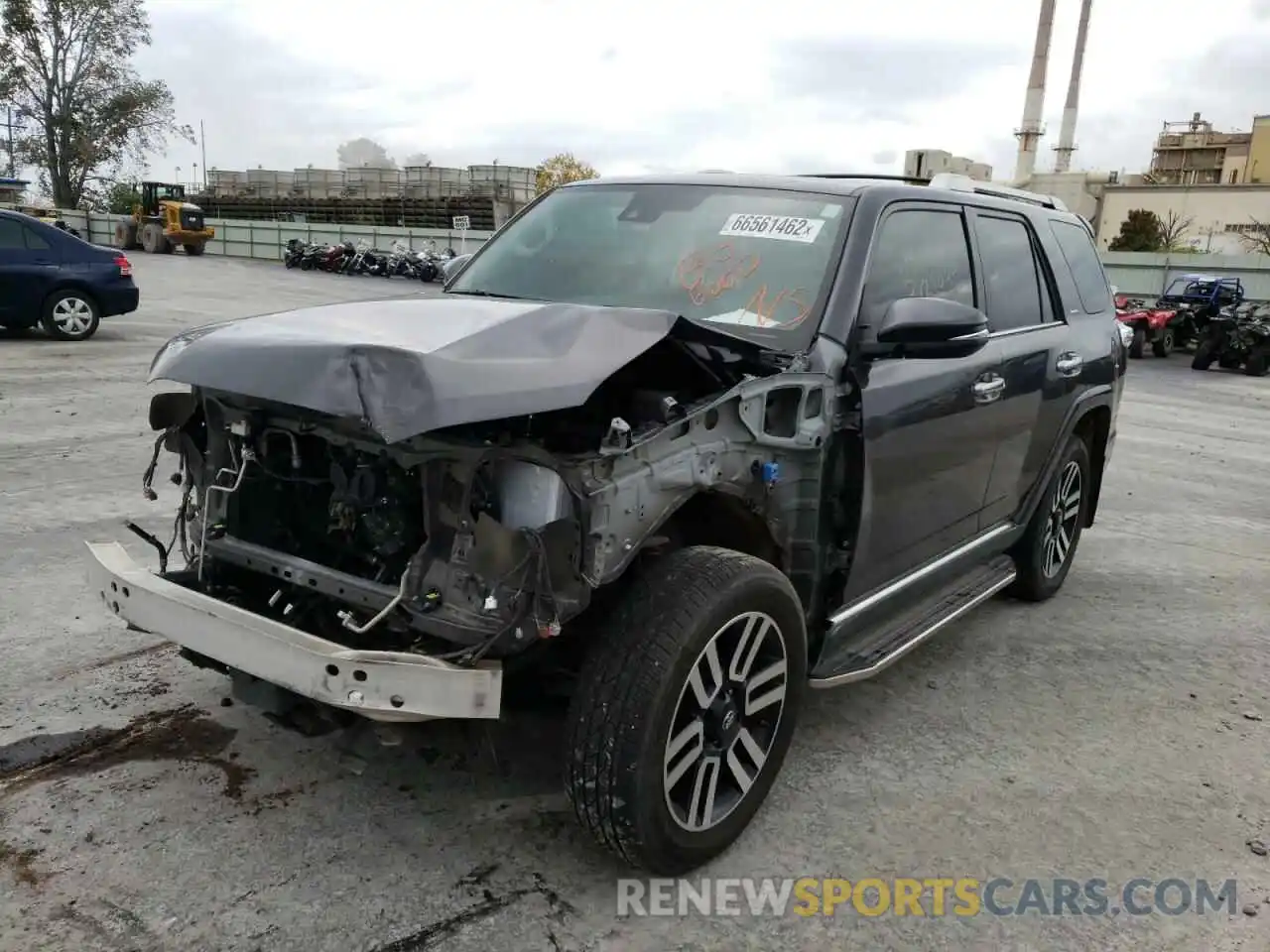 2 Photograph of a damaged car JTEBU5JR3L5781753 TOYOTA 4RUNNER 2020