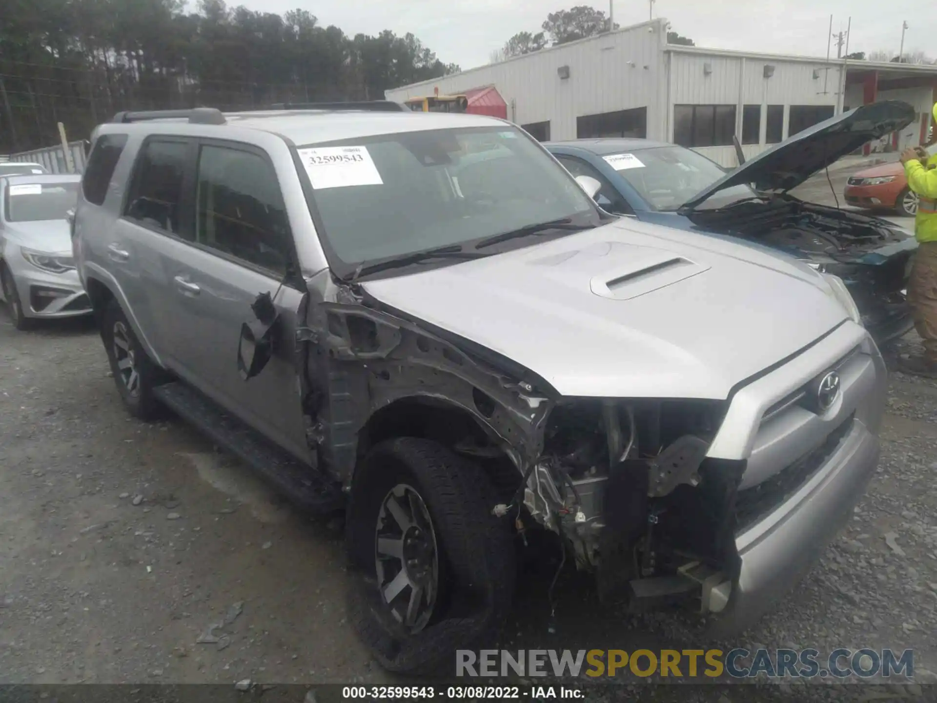 1 Photograph of a damaged car JTEBU5JR3L5787035 TOYOTA 4RUNNER 2020