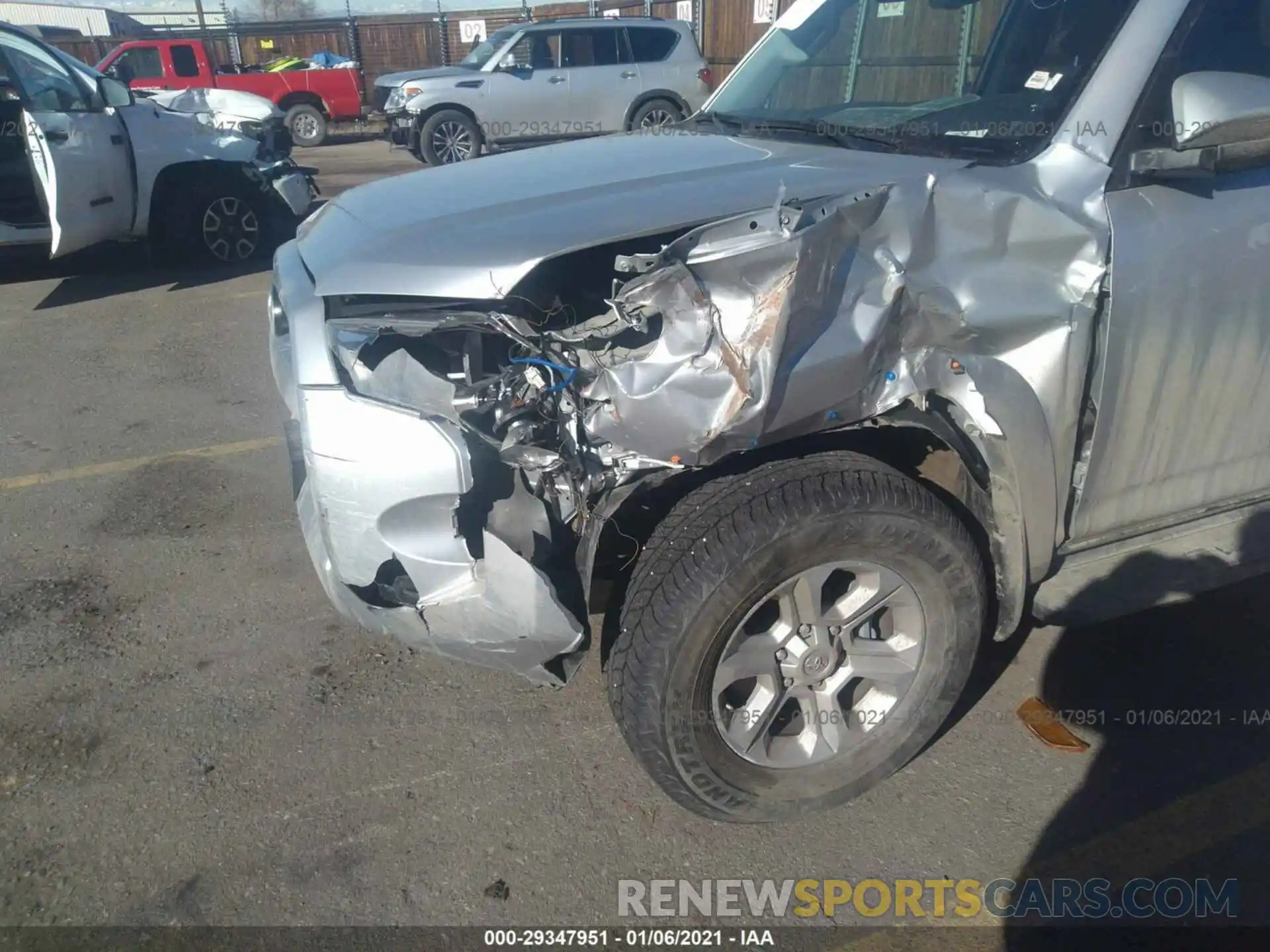 6 Photograph of a damaged car JTEBU5JR3L5787990 TOYOTA 4RUNNER 2020