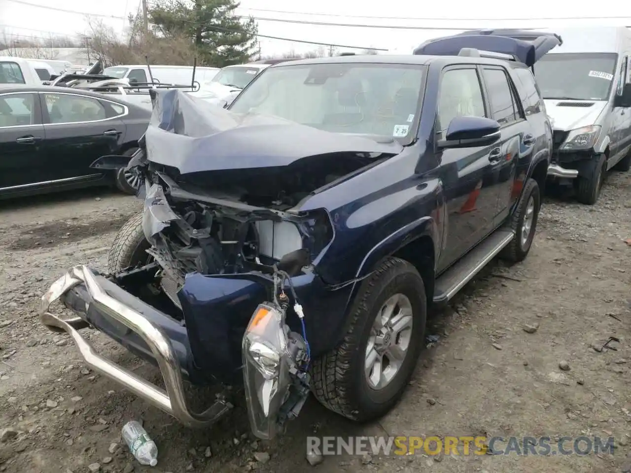 2 Photograph of a damaged car JTEBU5JR3L5792025 TOYOTA 4RUNNER 2020