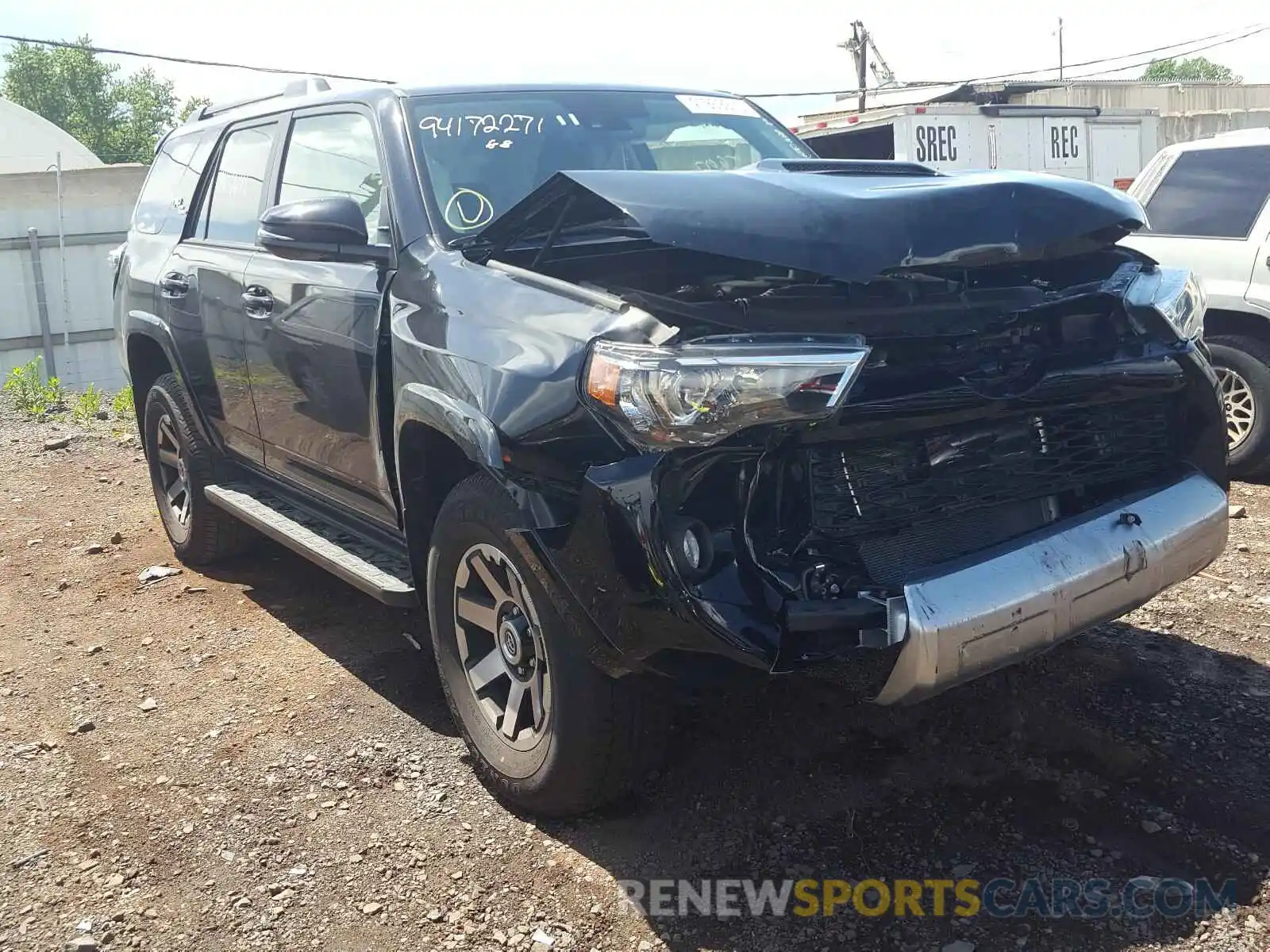 1 Photograph of a damaged car JTEBU5JR3L5792221 TOYOTA 4RUNNER 2020